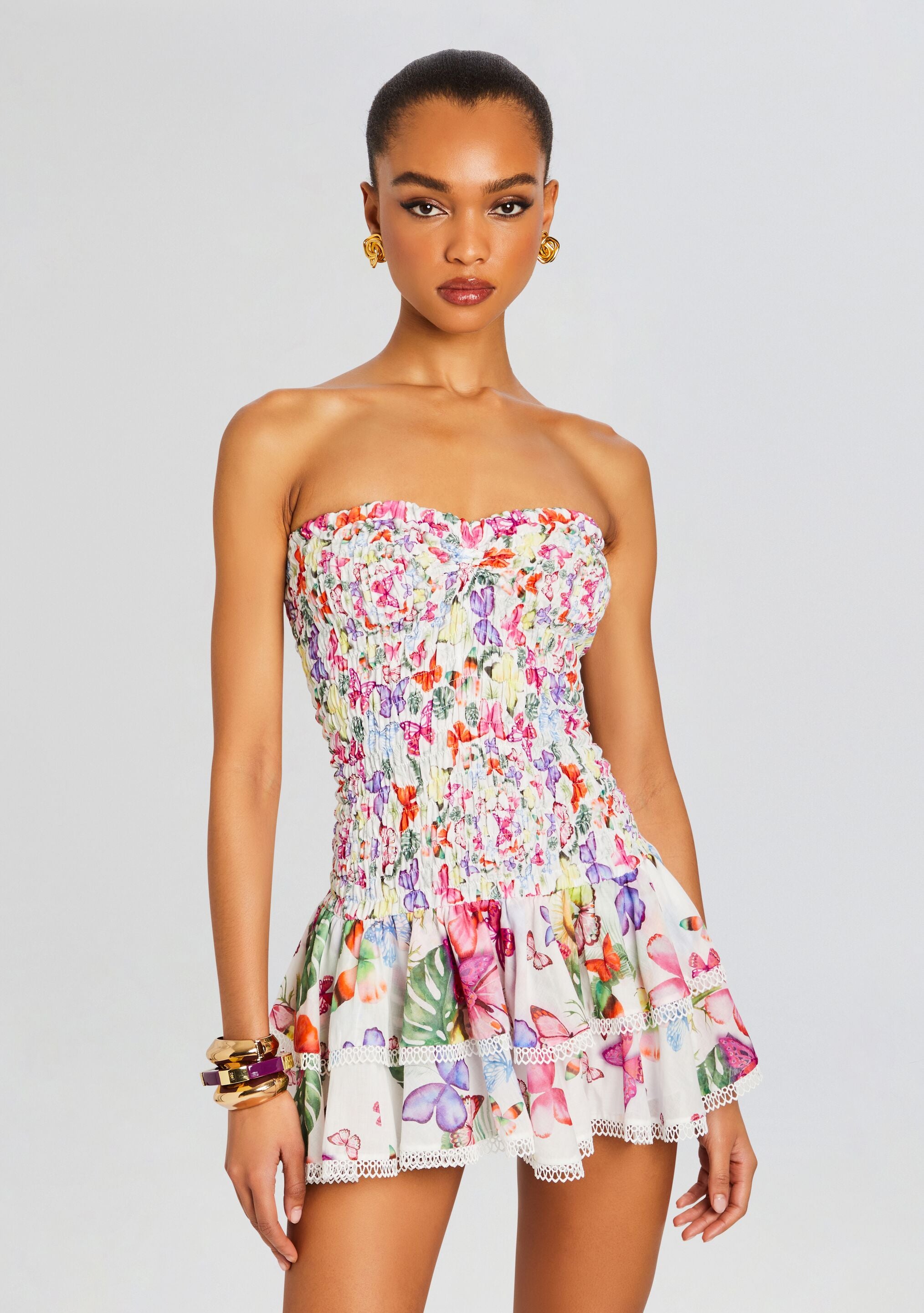 Cusia Short Dress-Stylulu