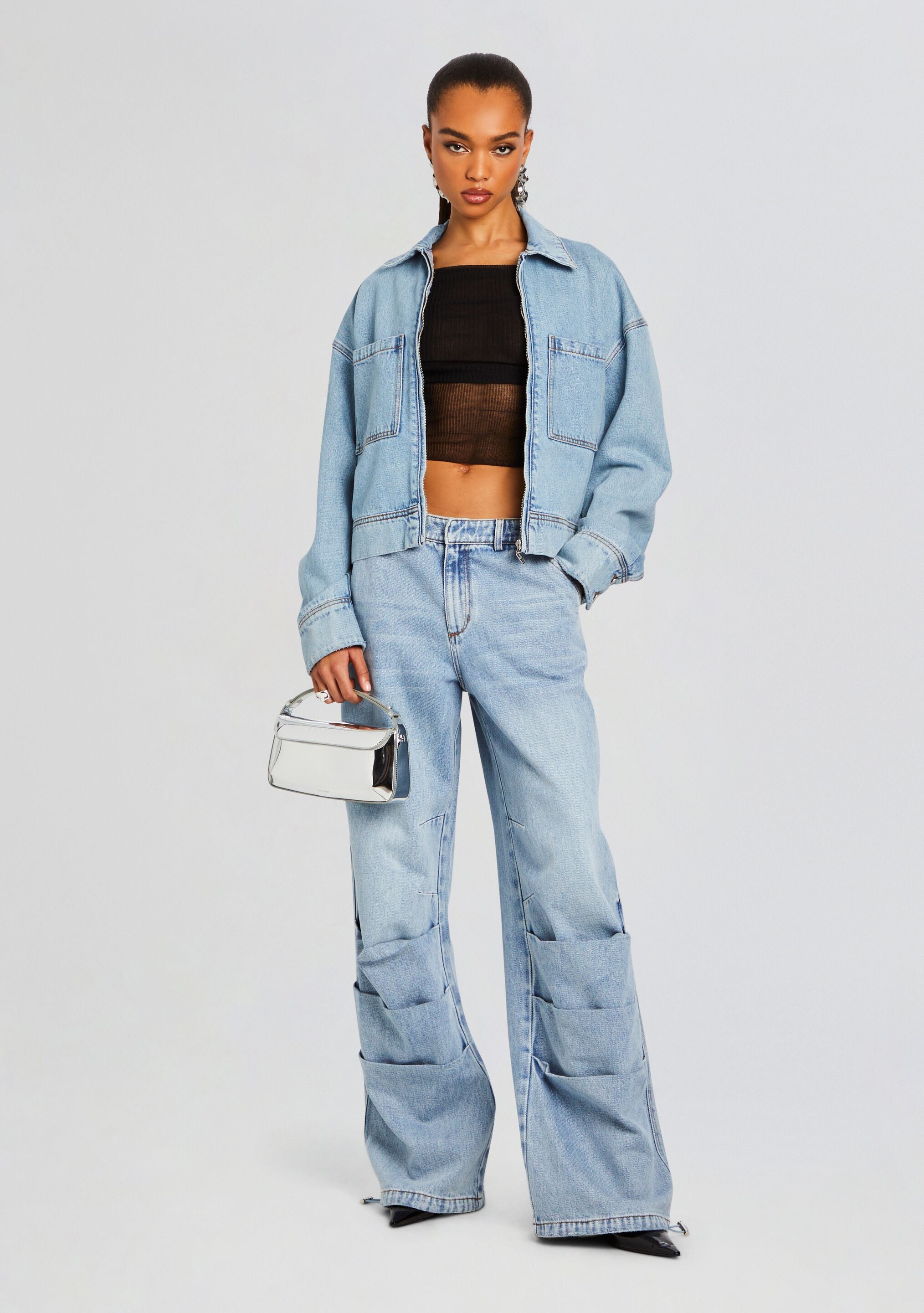 Chelle Ruched Jean-Stylulu