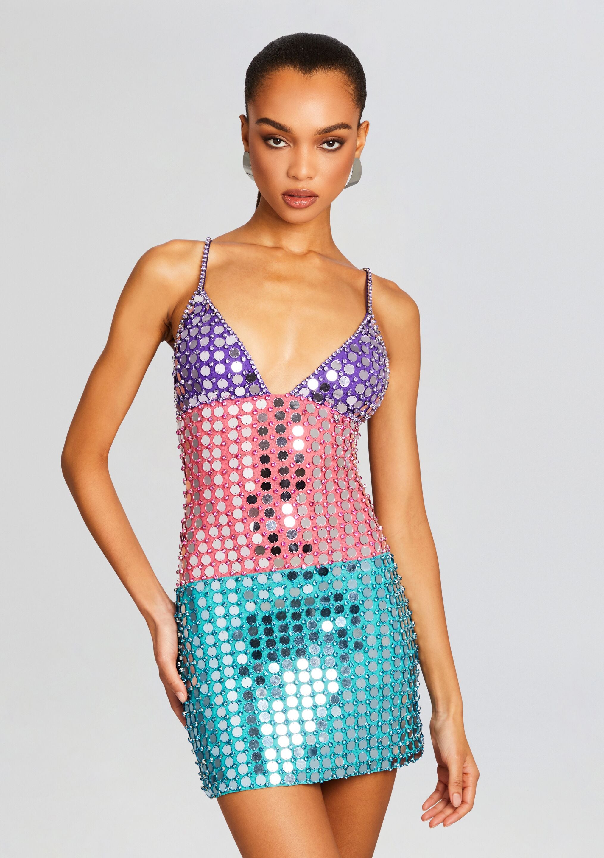 Aryna Embellished Dress-Stylulu