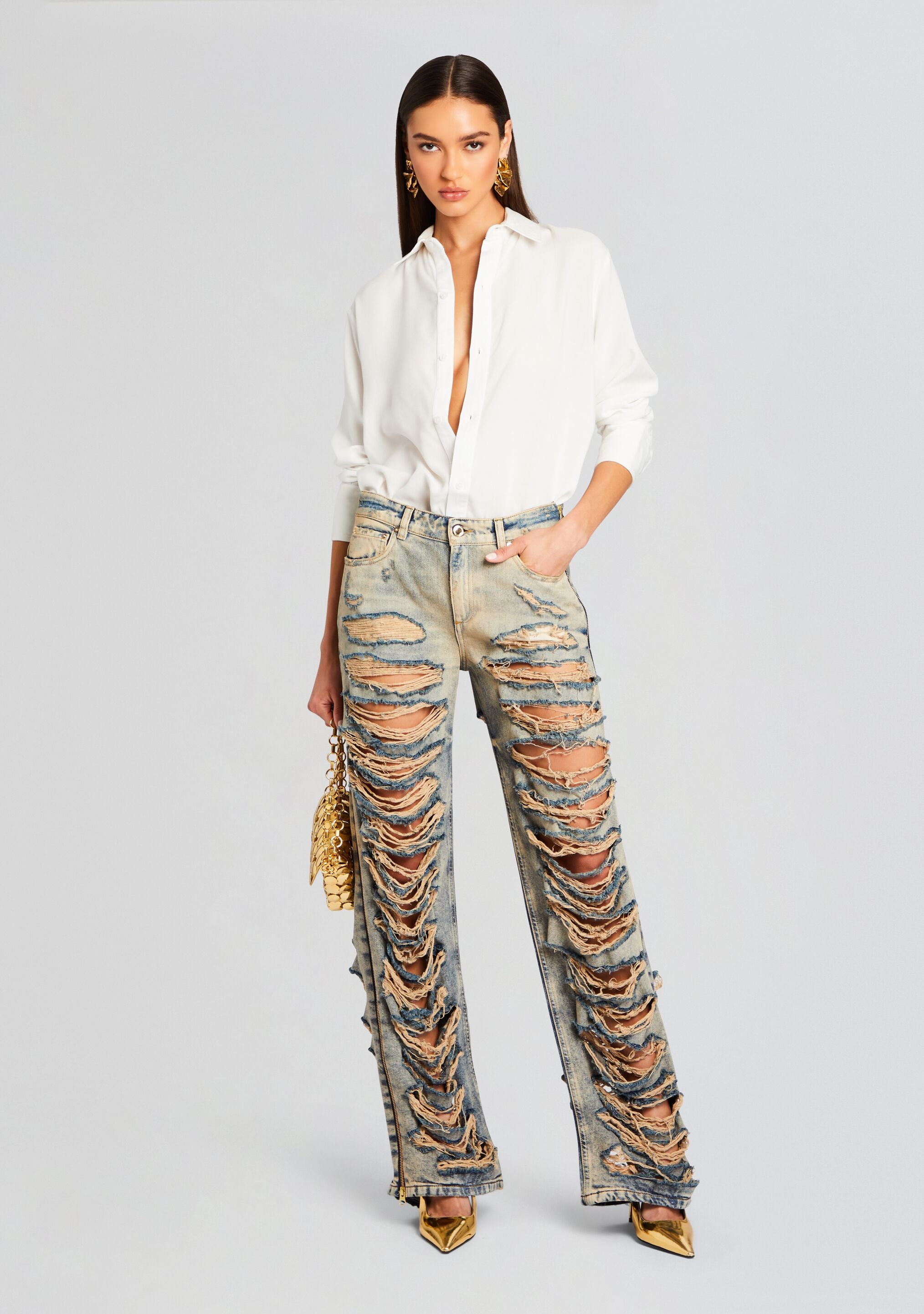 Chanti Denim Pant-Stylulu