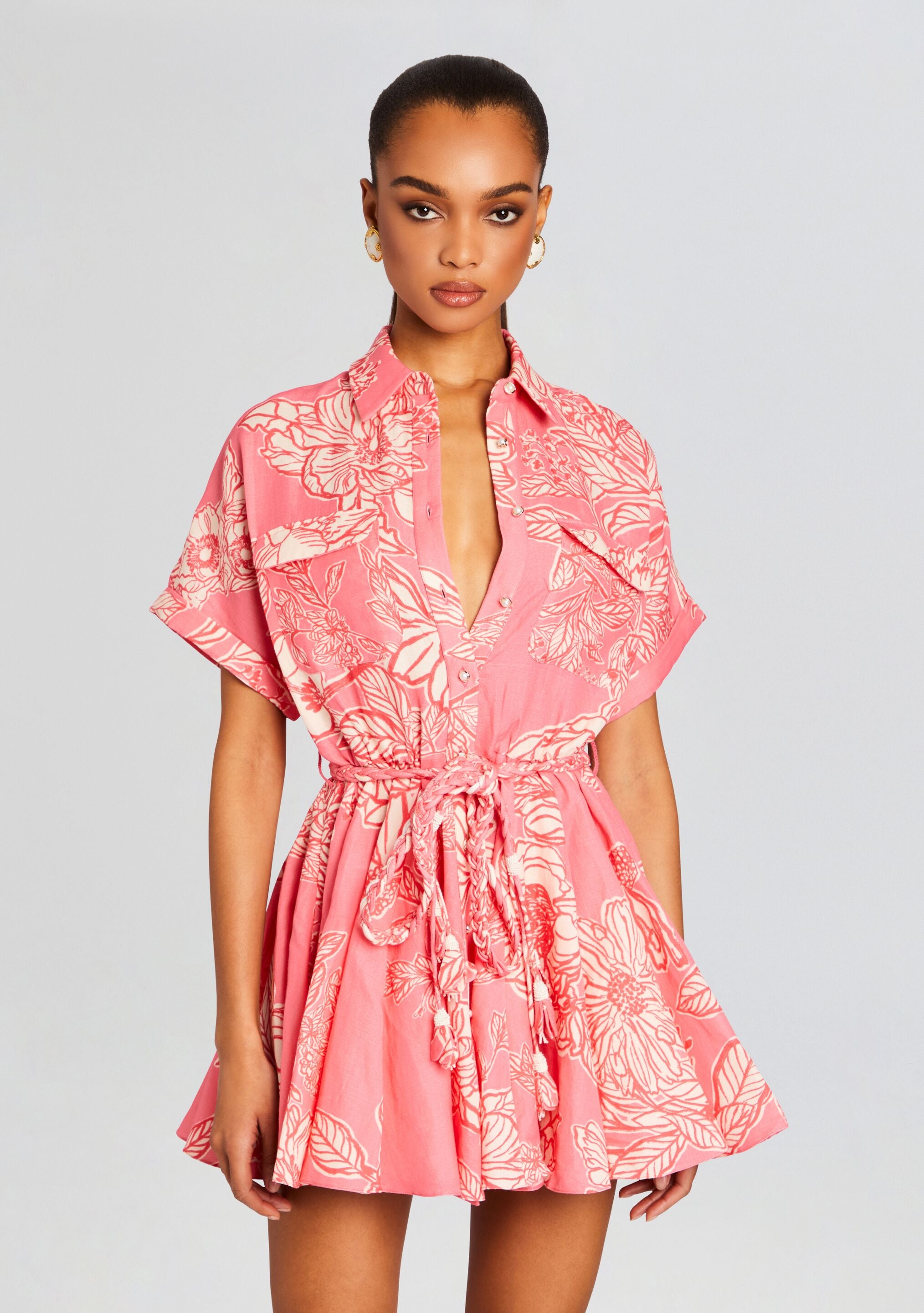 Asha Short Dress-Stylulu