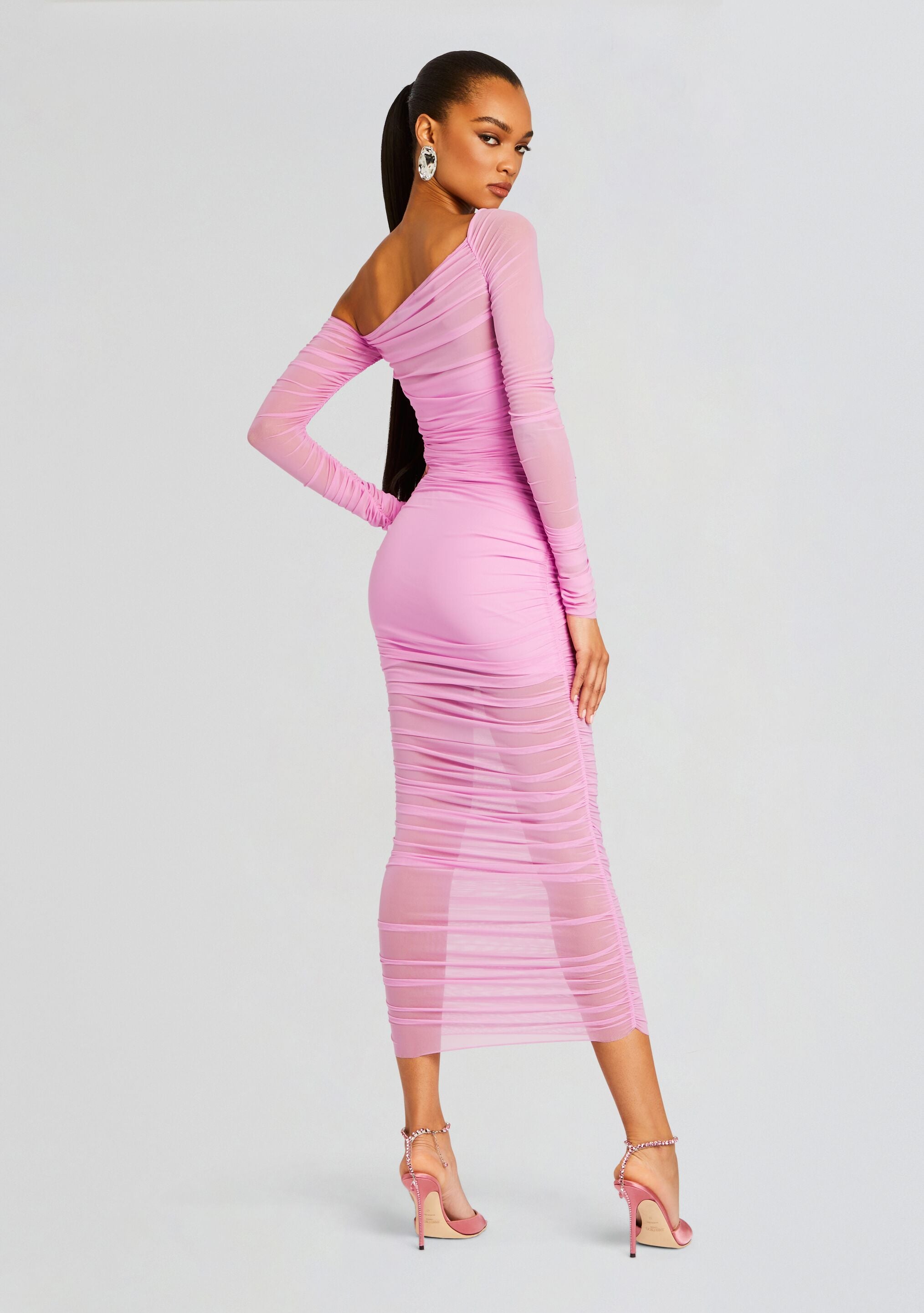Chantae Mesh Dress-Stylulu