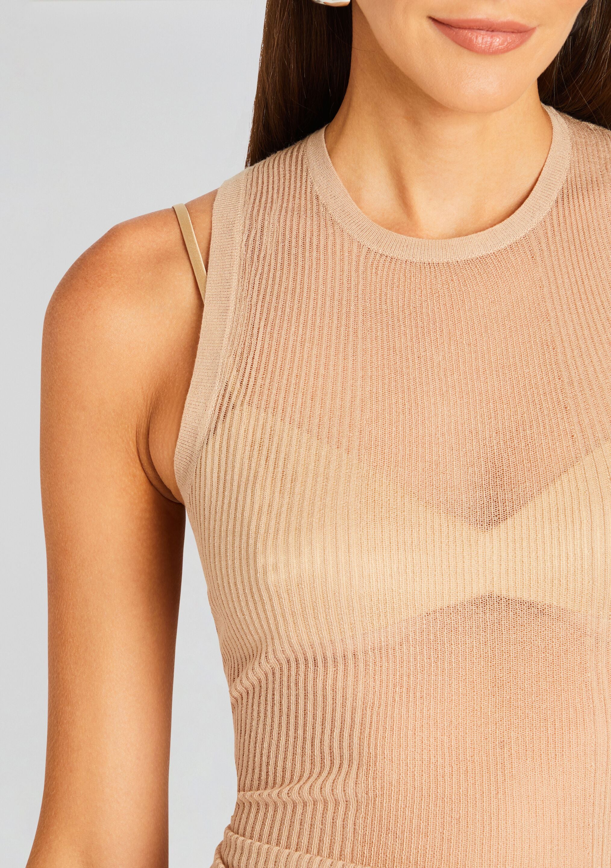Jori Rib Knit Tank-Stylulu