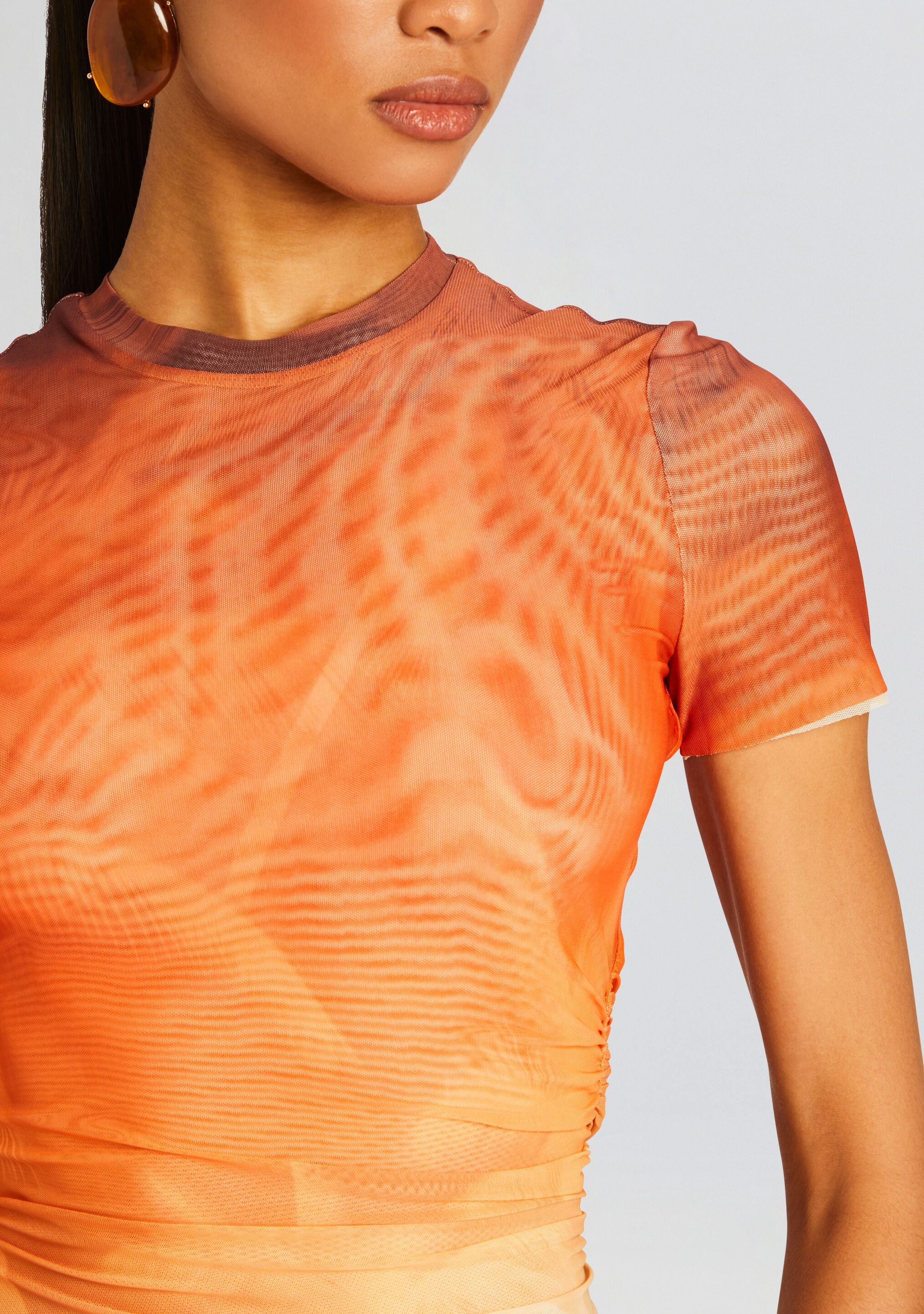 Kate Mesh Baby Tee-Stylulu