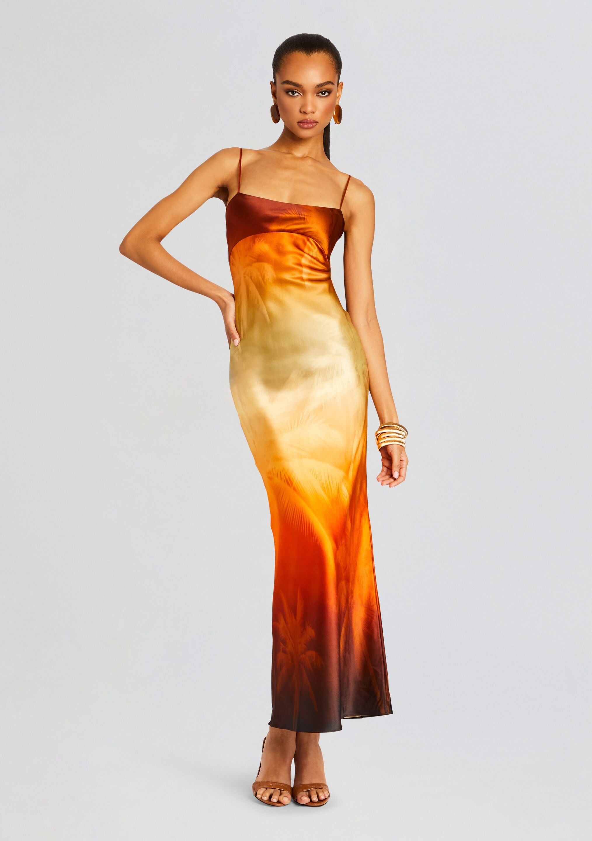 Kayla Silk Dress-Stylulu