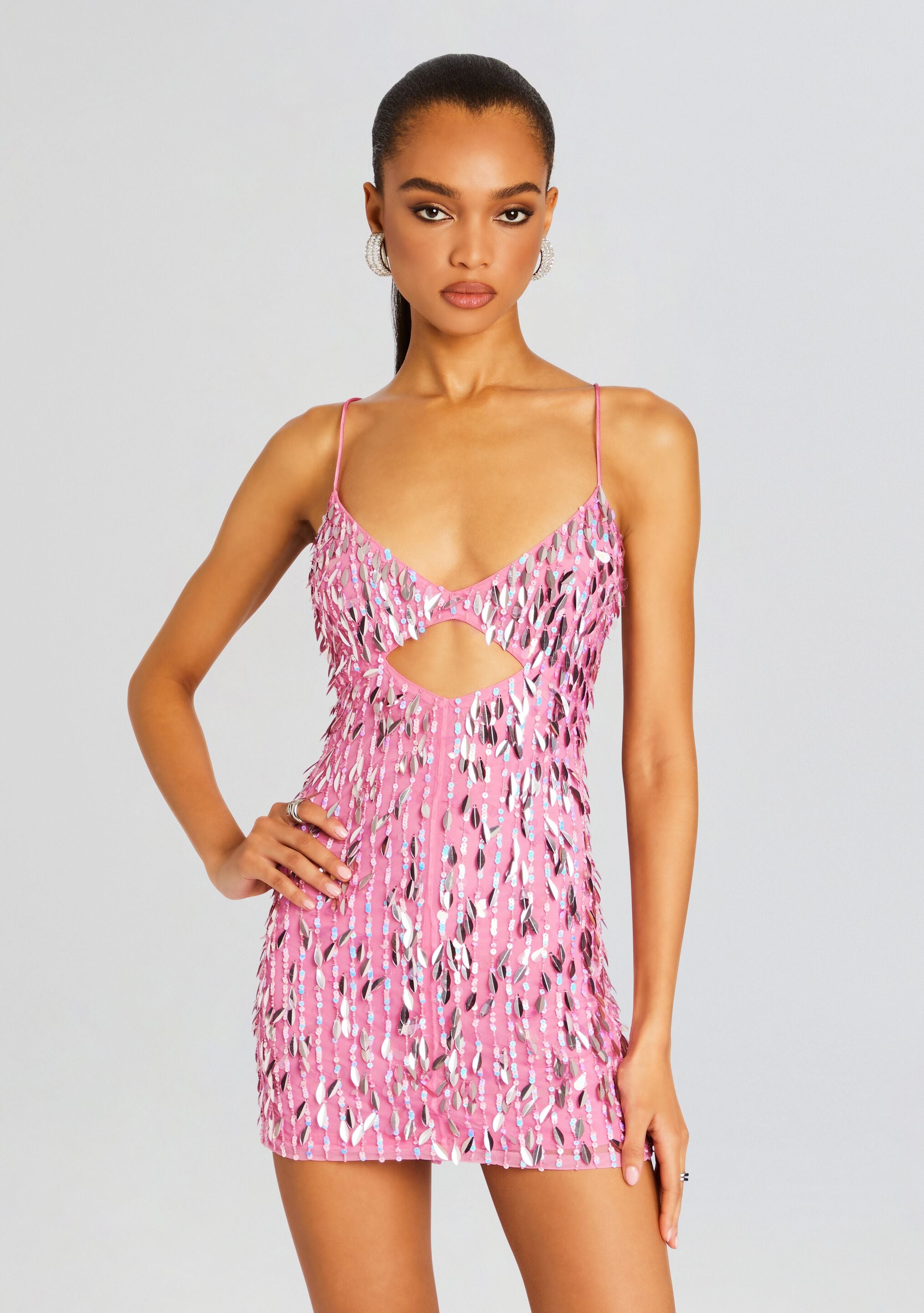Annistyn Sequin Dress-Stylulu