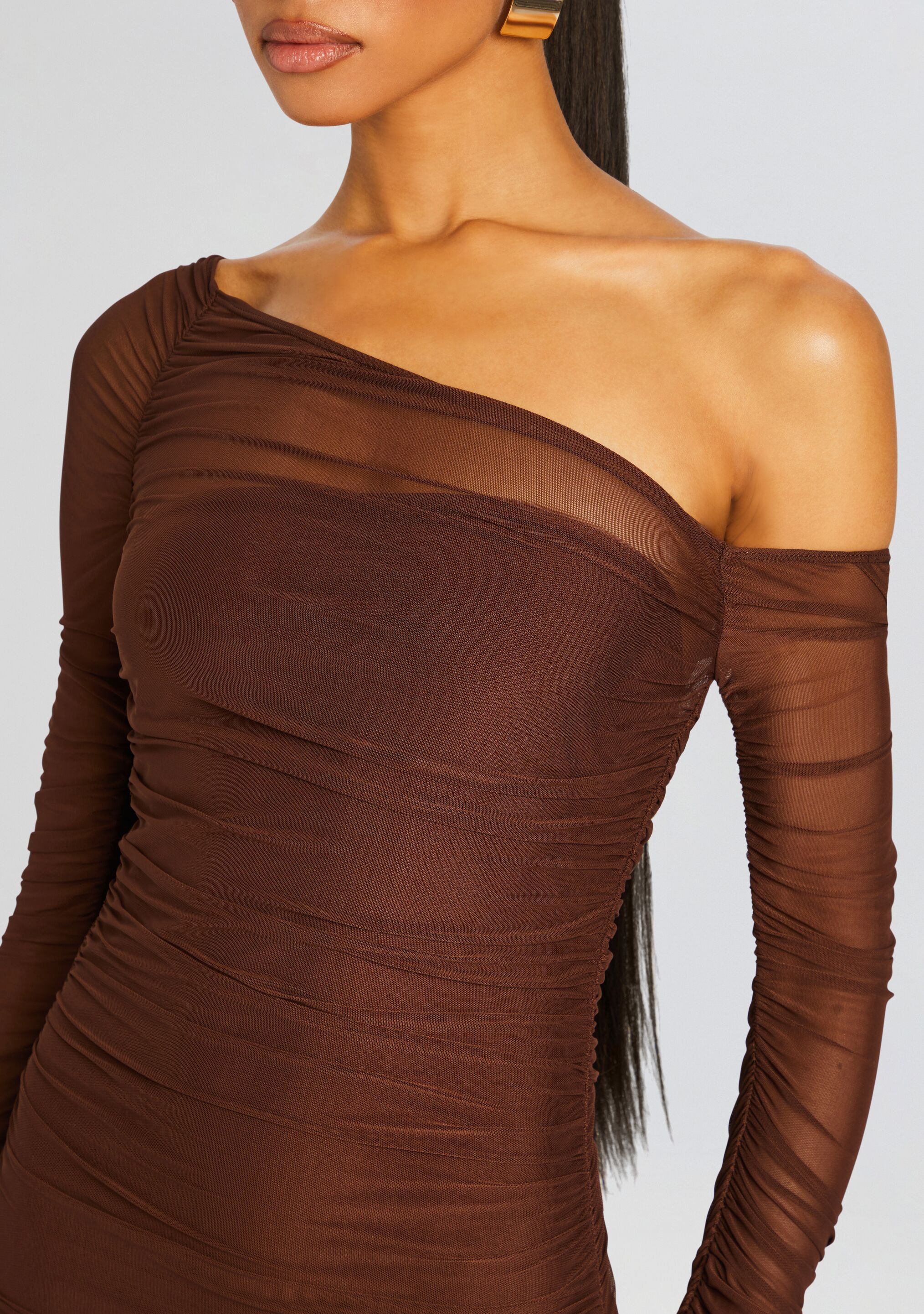 Chantae Mesh Dress-Stylulu