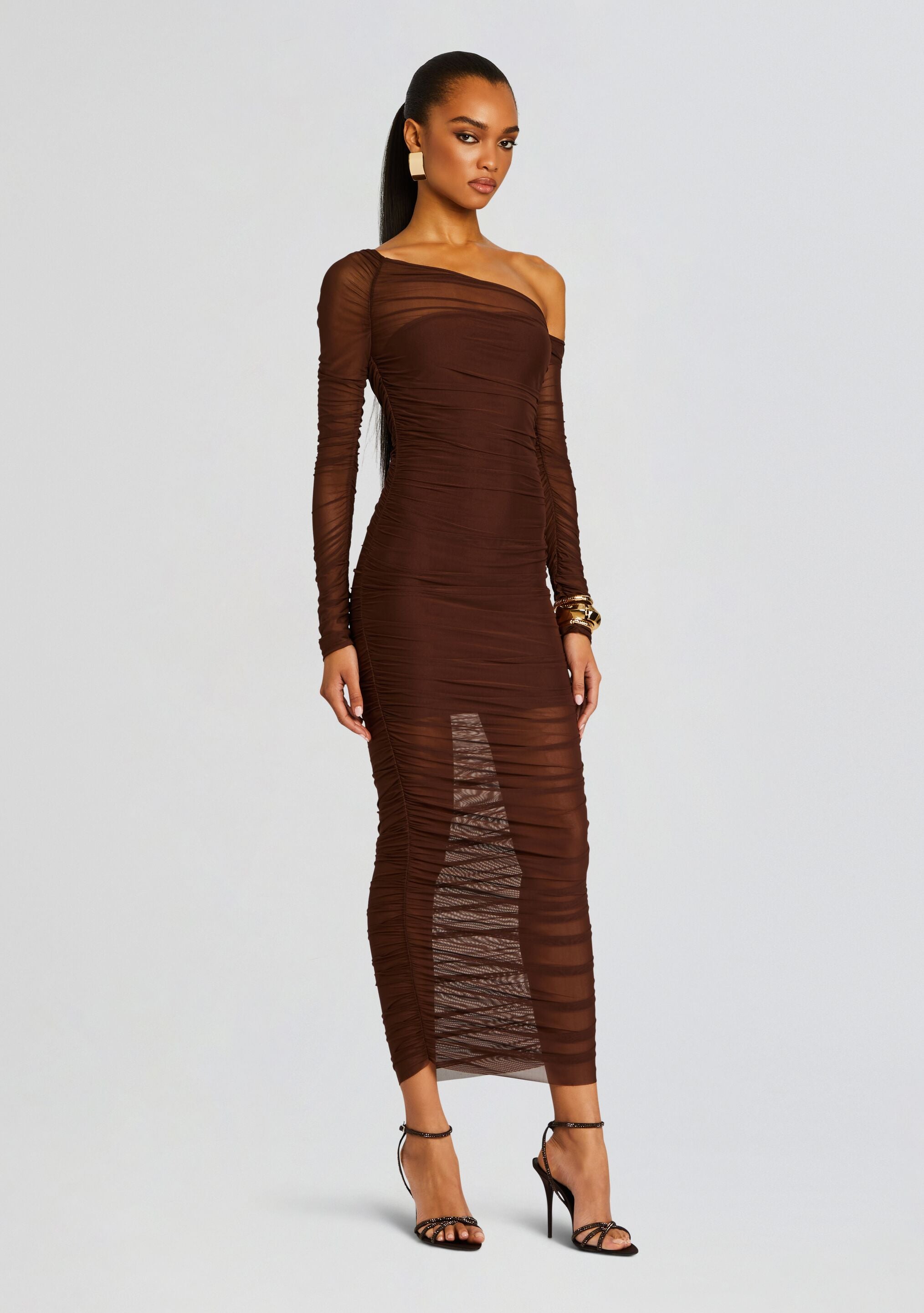 Chantae Mesh Dress-Stylulu