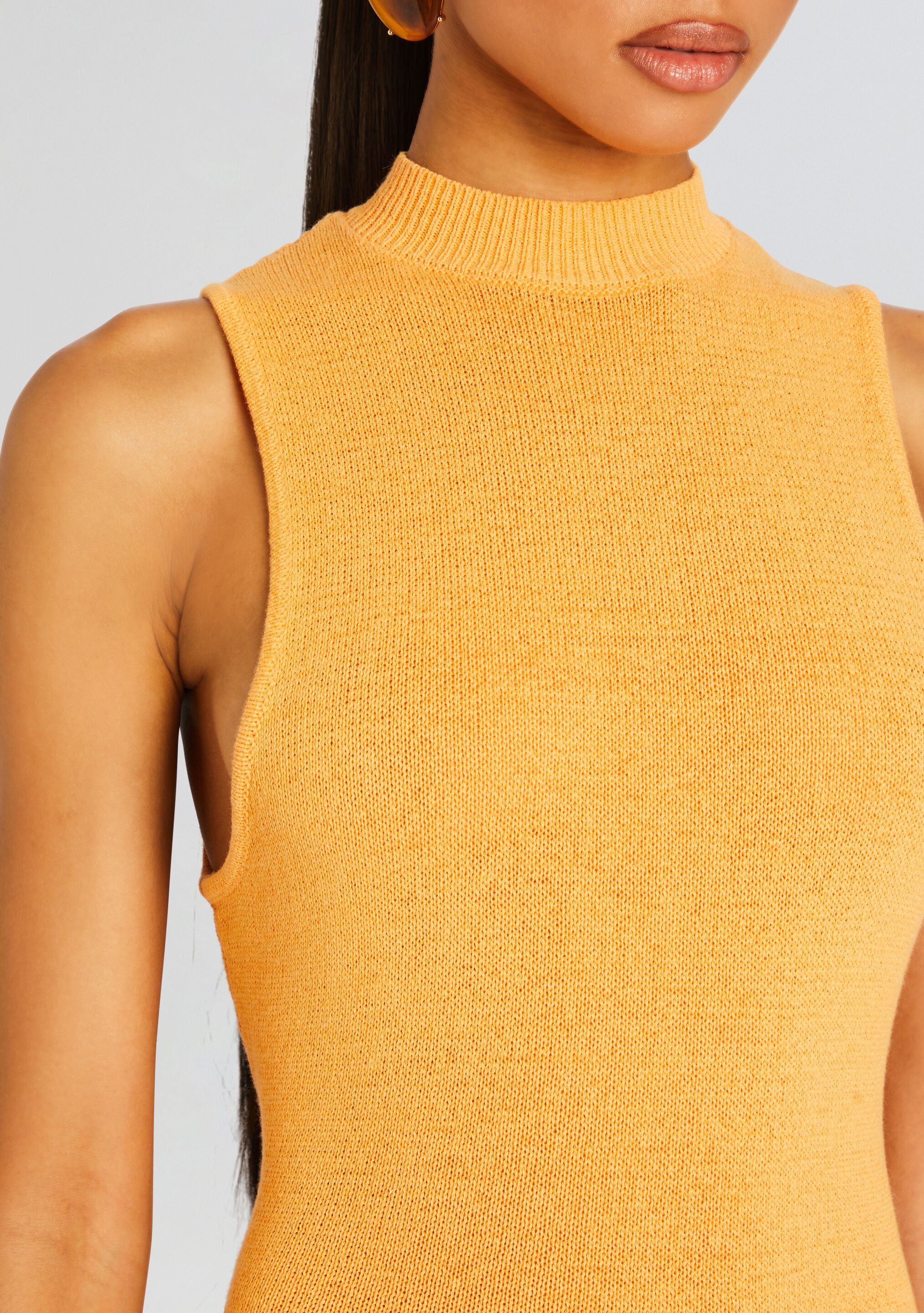 Ginger Knit Mini Dress-Stylulu