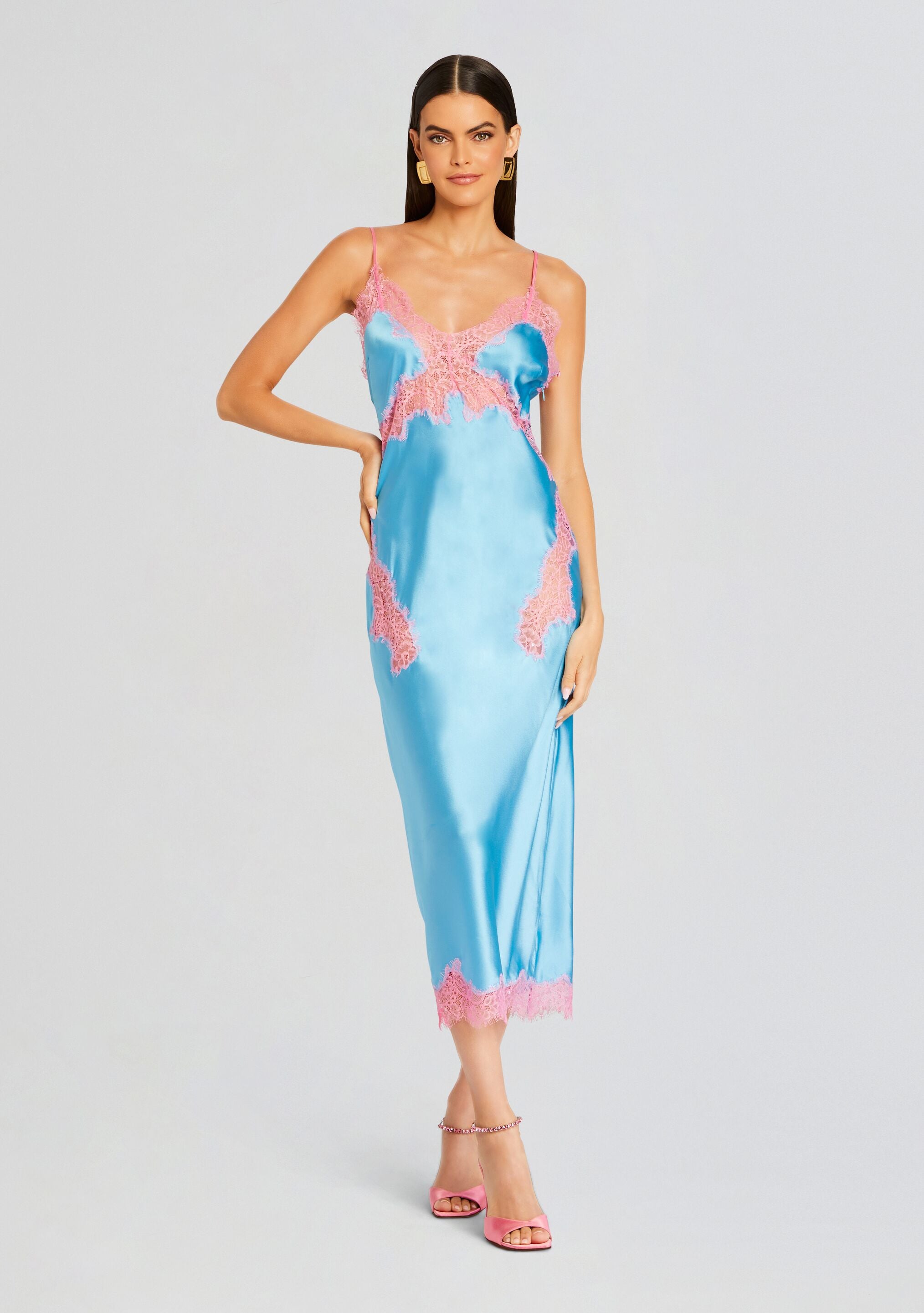 Jocelyn Silk Dress-Stylulu