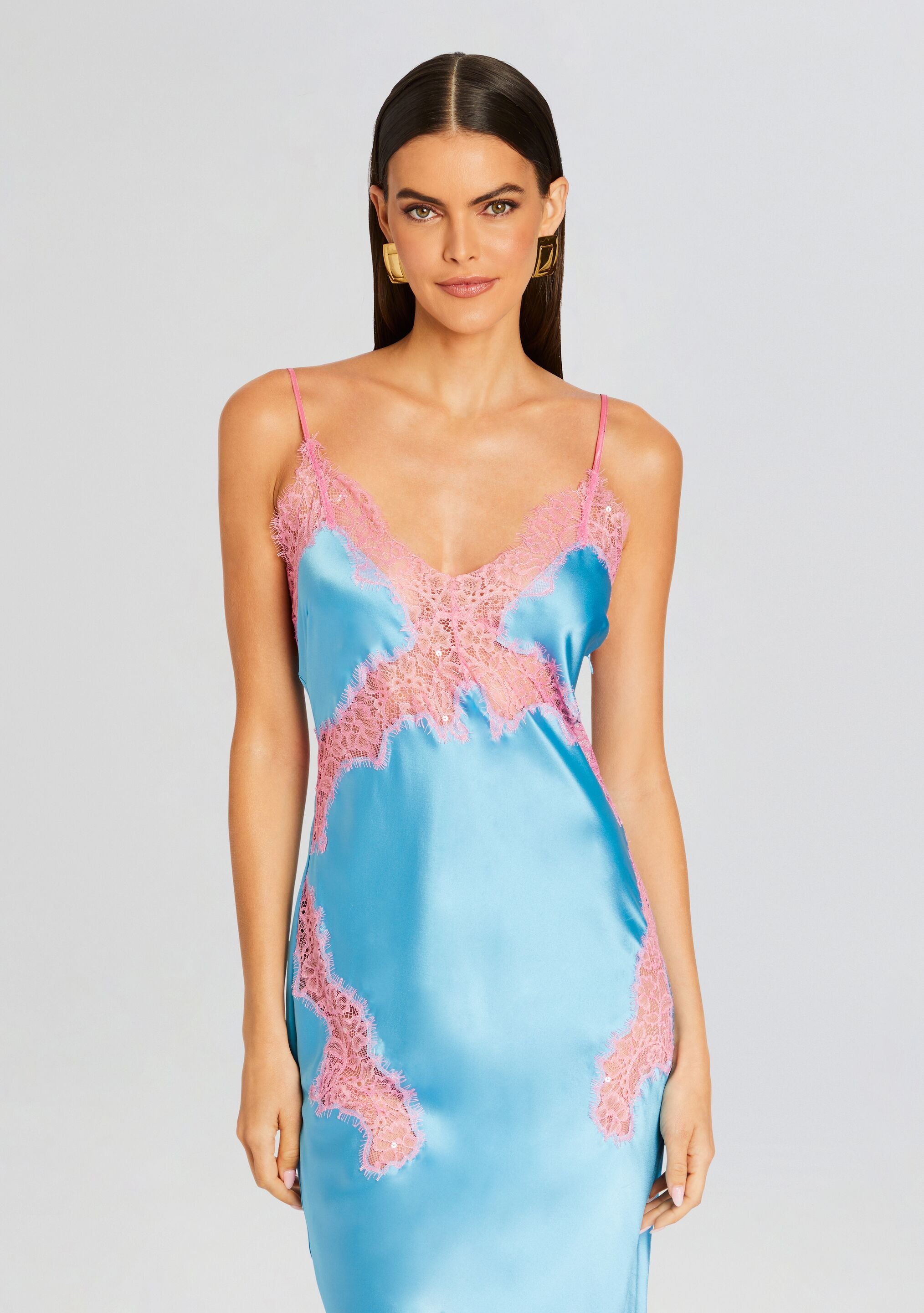 Jocelyn Silk Dress-Stylulu