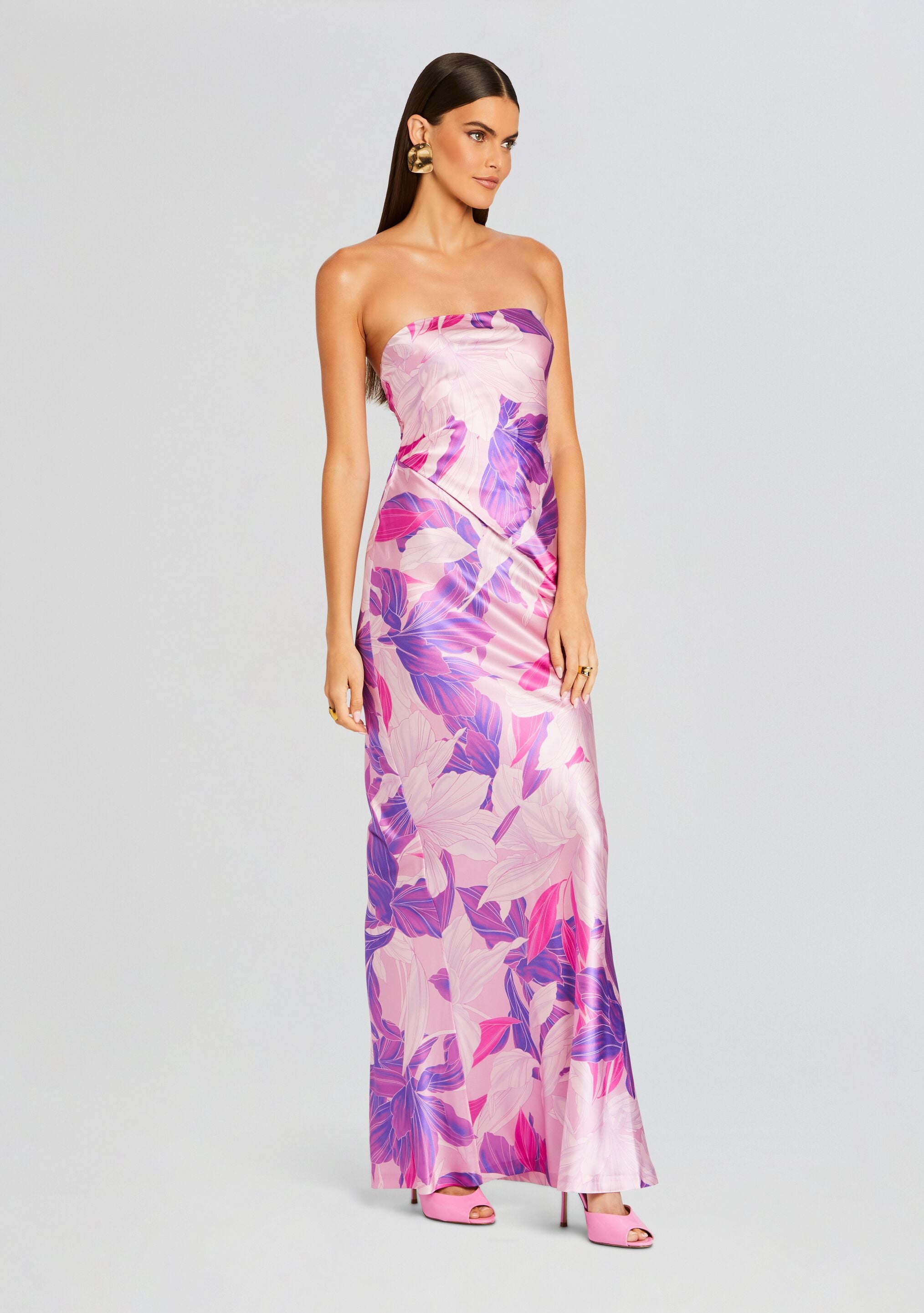 Skye Silk Dress-Stylulu