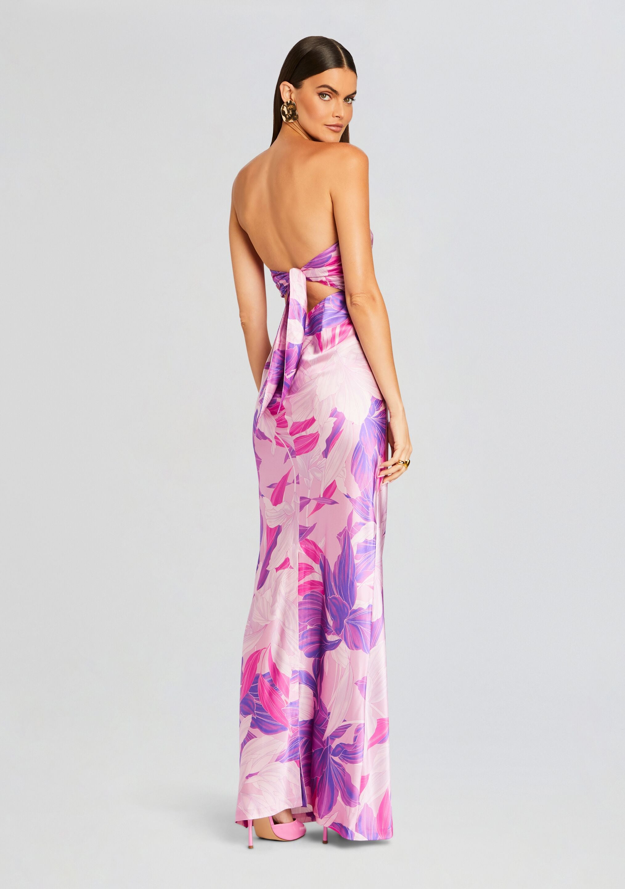Skye Silk Dress-Stylulu