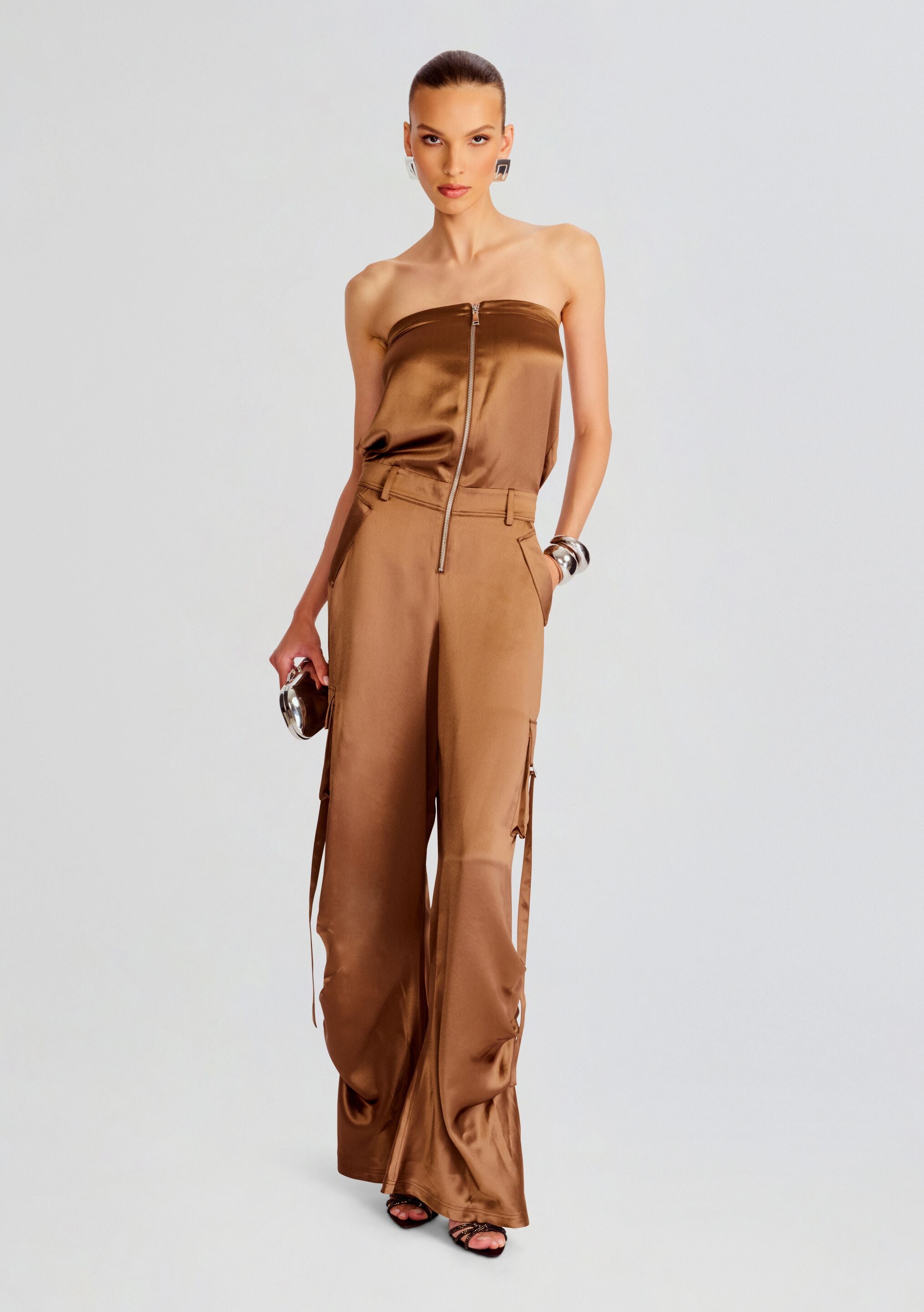 Estrella Cargo Jumpsuit-Stylulu