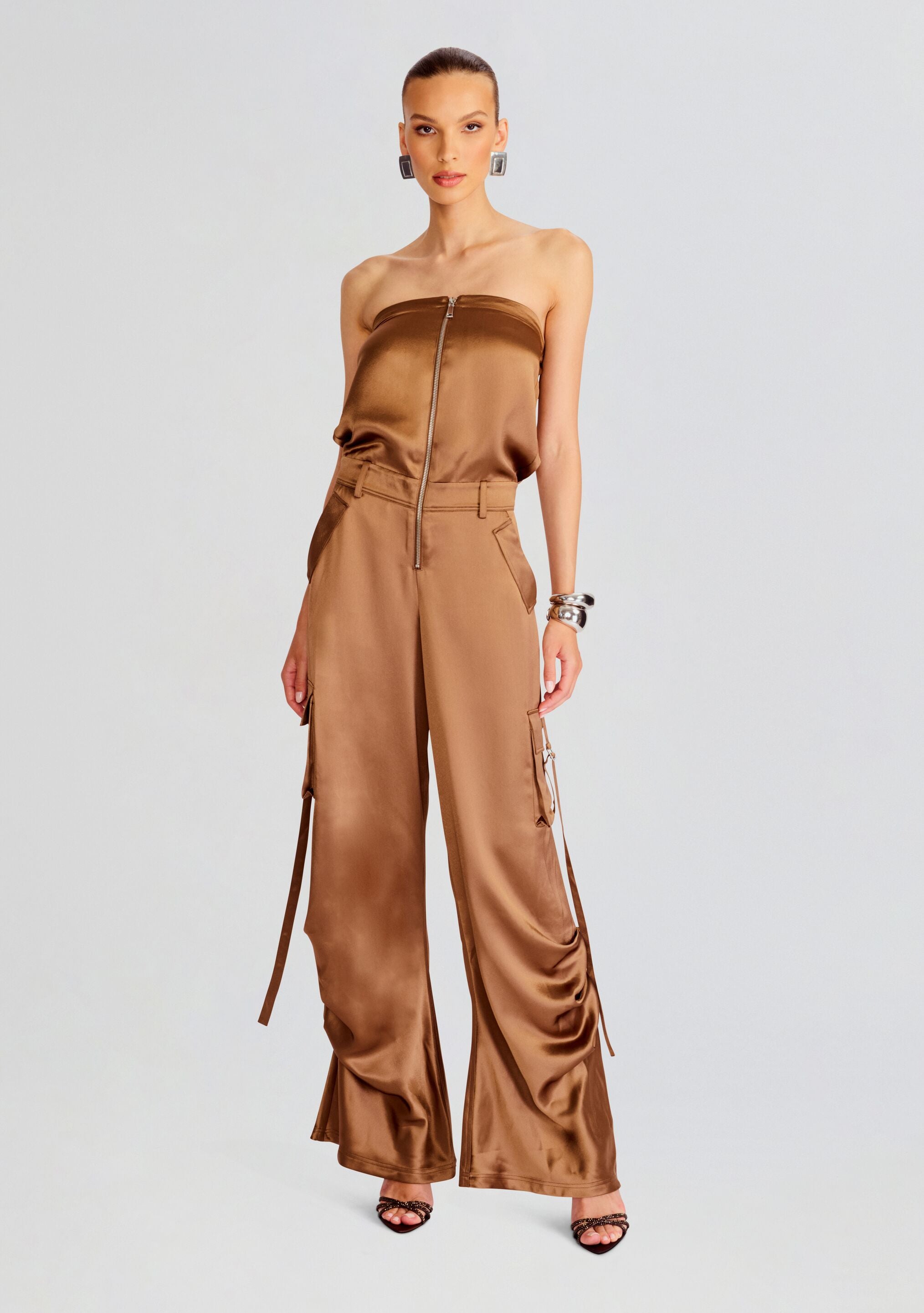 Estrella Cargo Jumpsuit-Stylulu