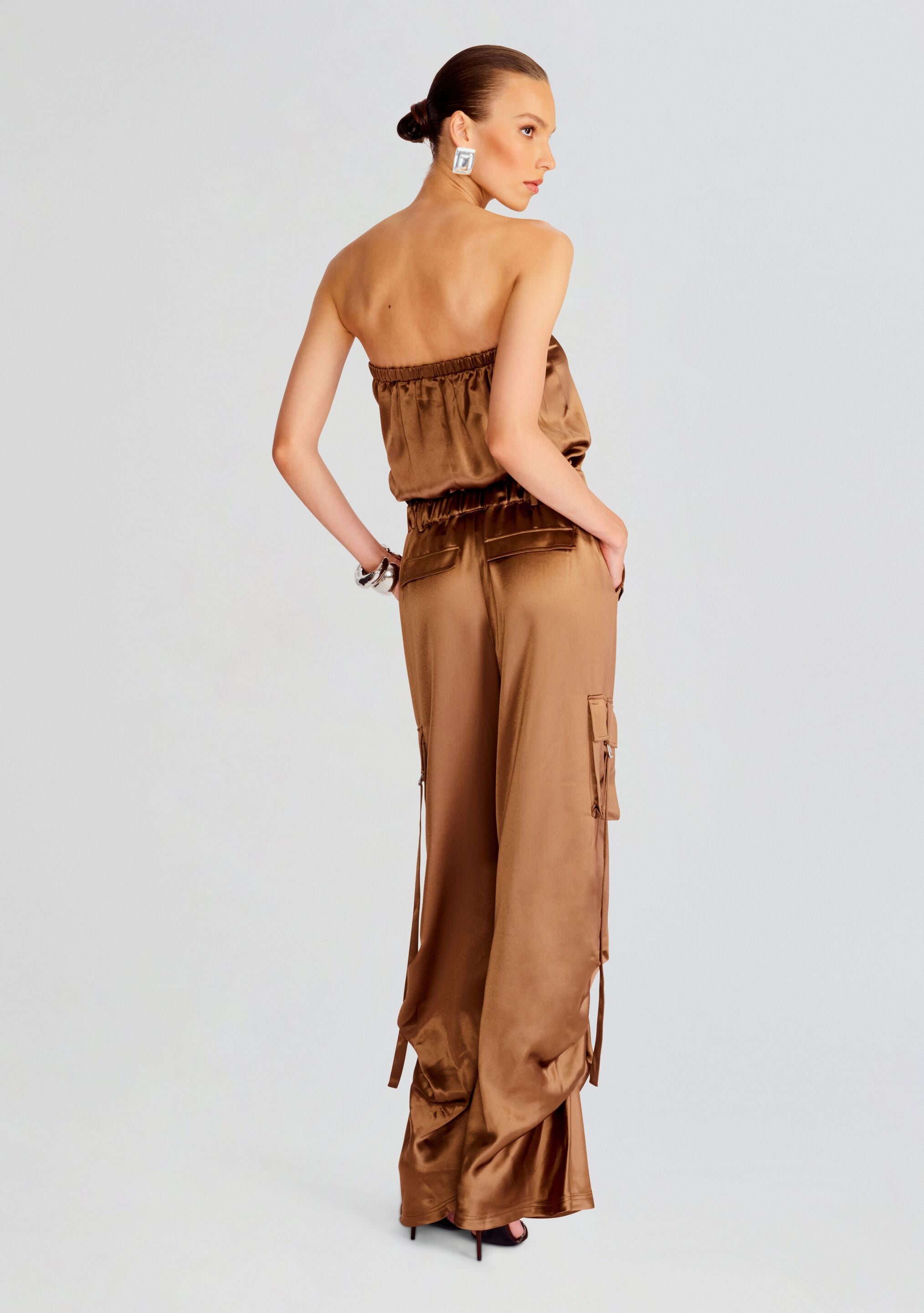Estrella Cargo Jumpsuit-Stylulu