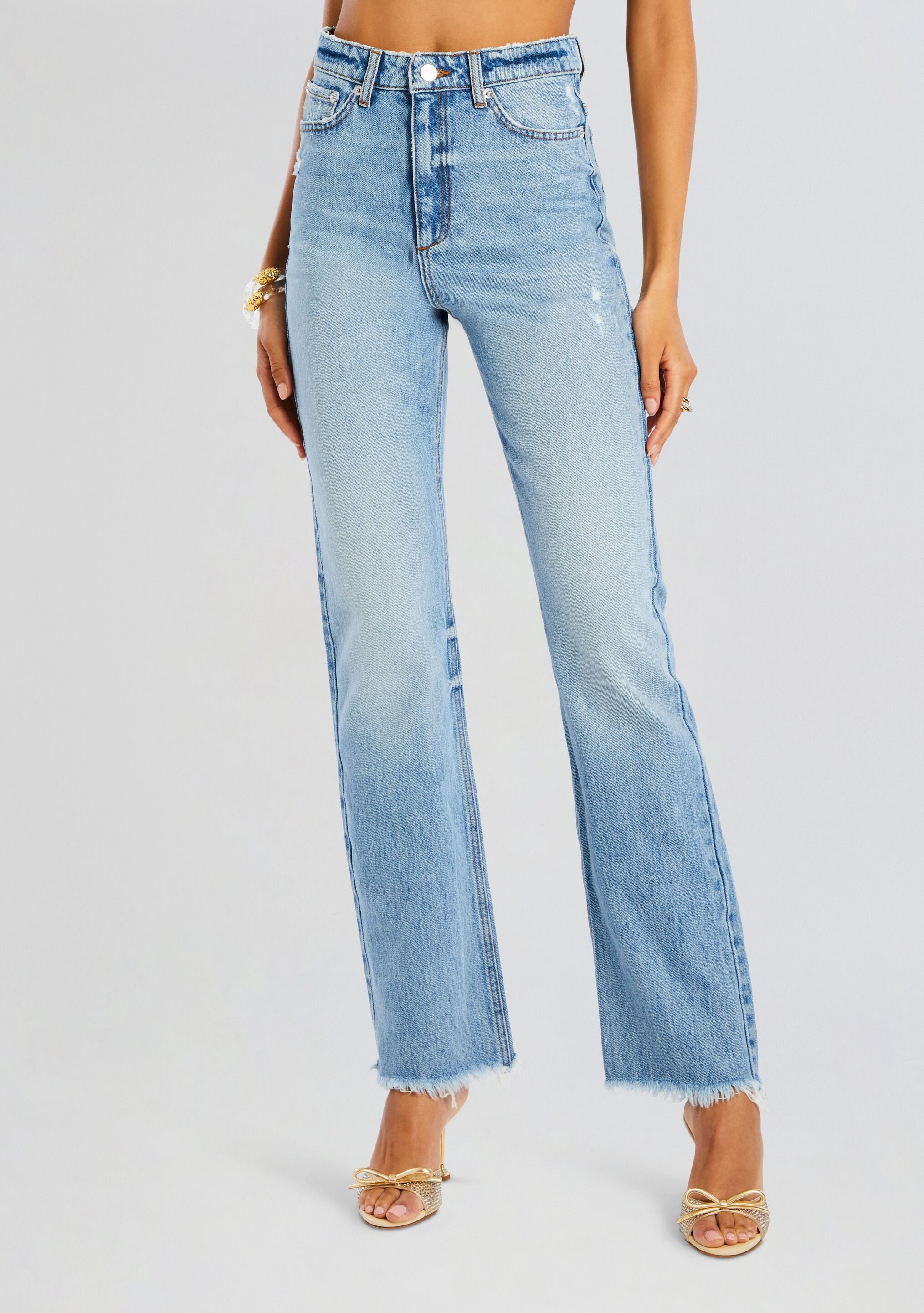 Brooklyn High Rise Straight Jean-Stylulu