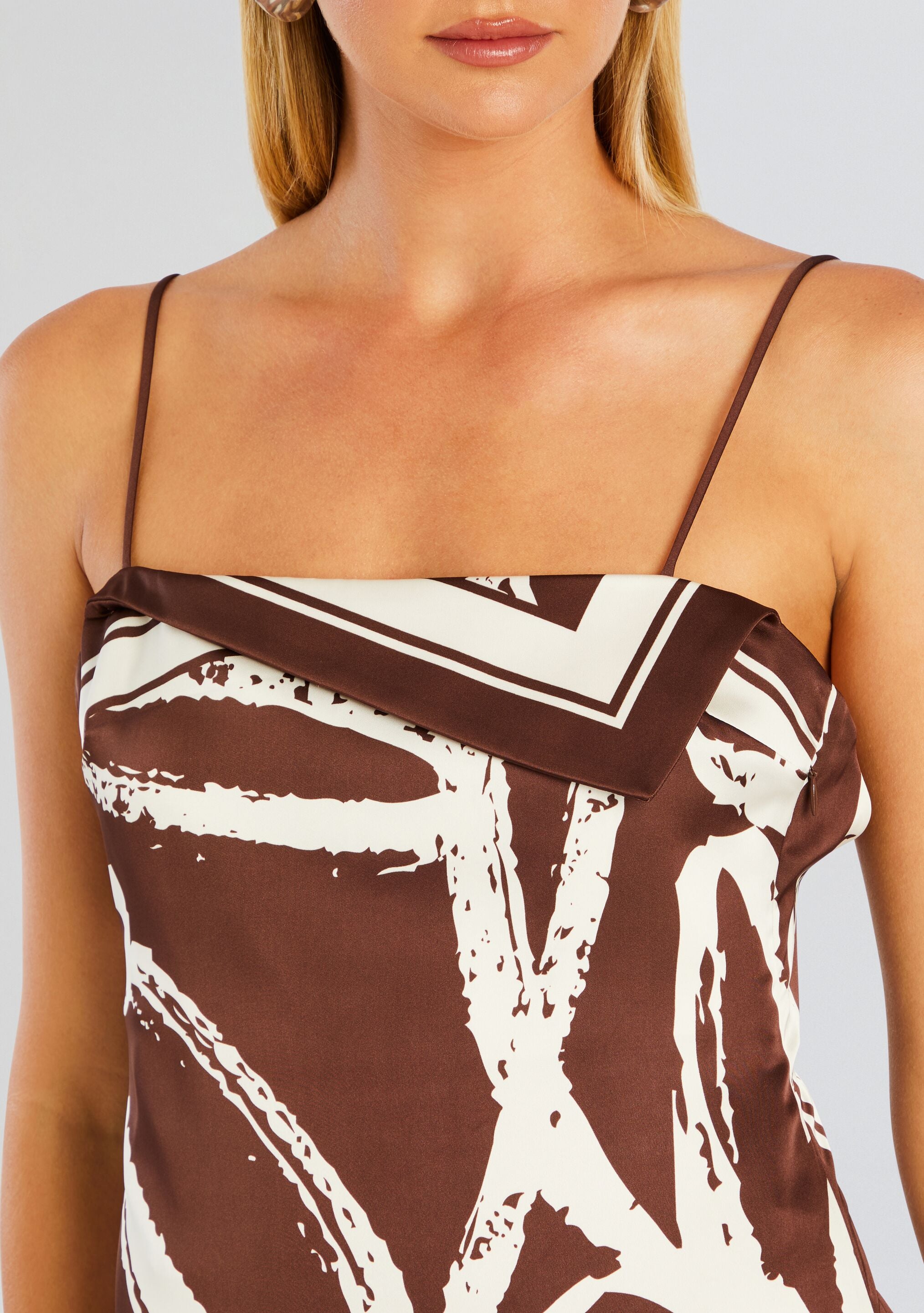 Leilani Satin Mini Dress-Stylulu