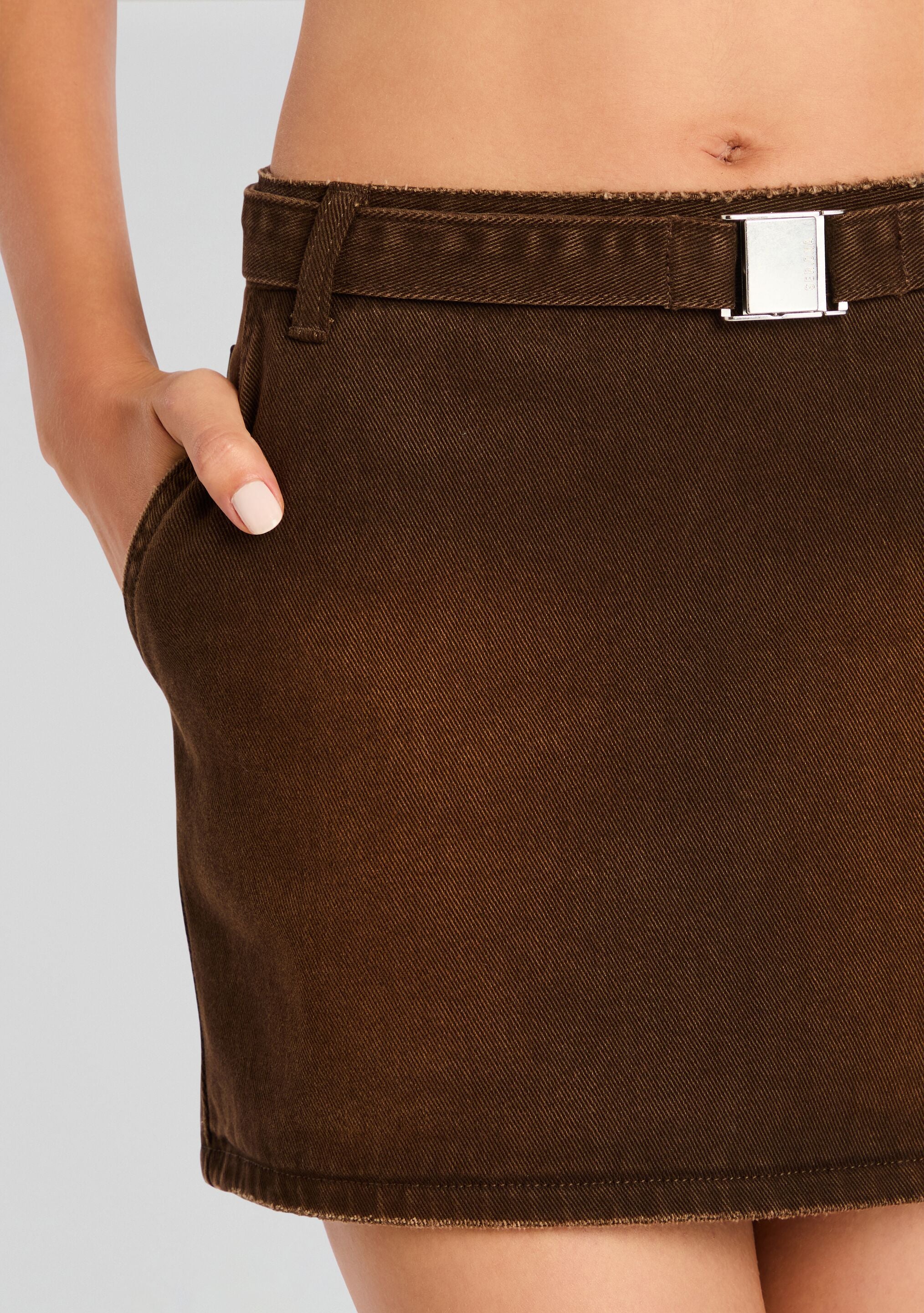Marquise Mid Rise Mini Skirt-Stylulu
