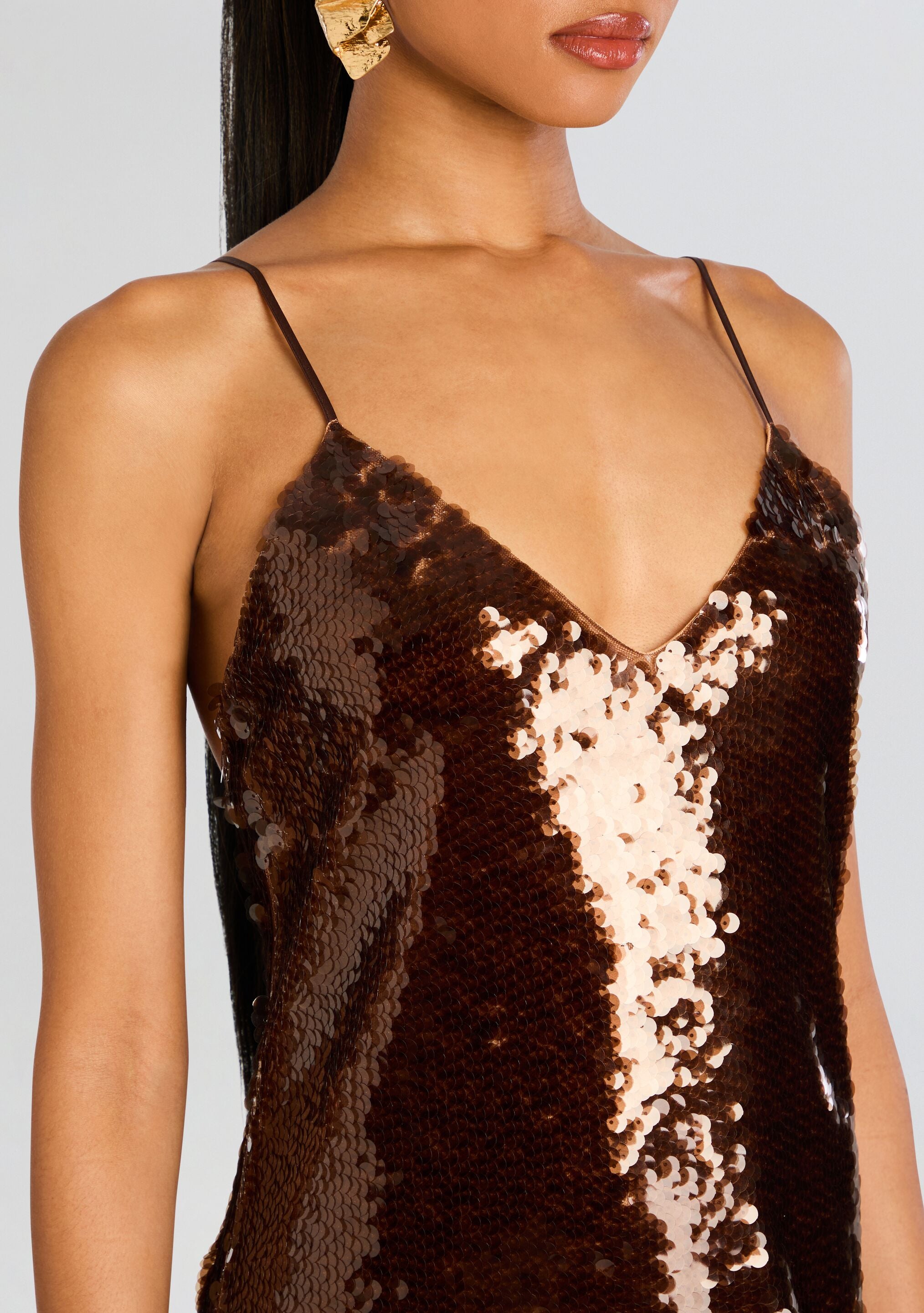 Deserae Sequin Dress-Stylulu
