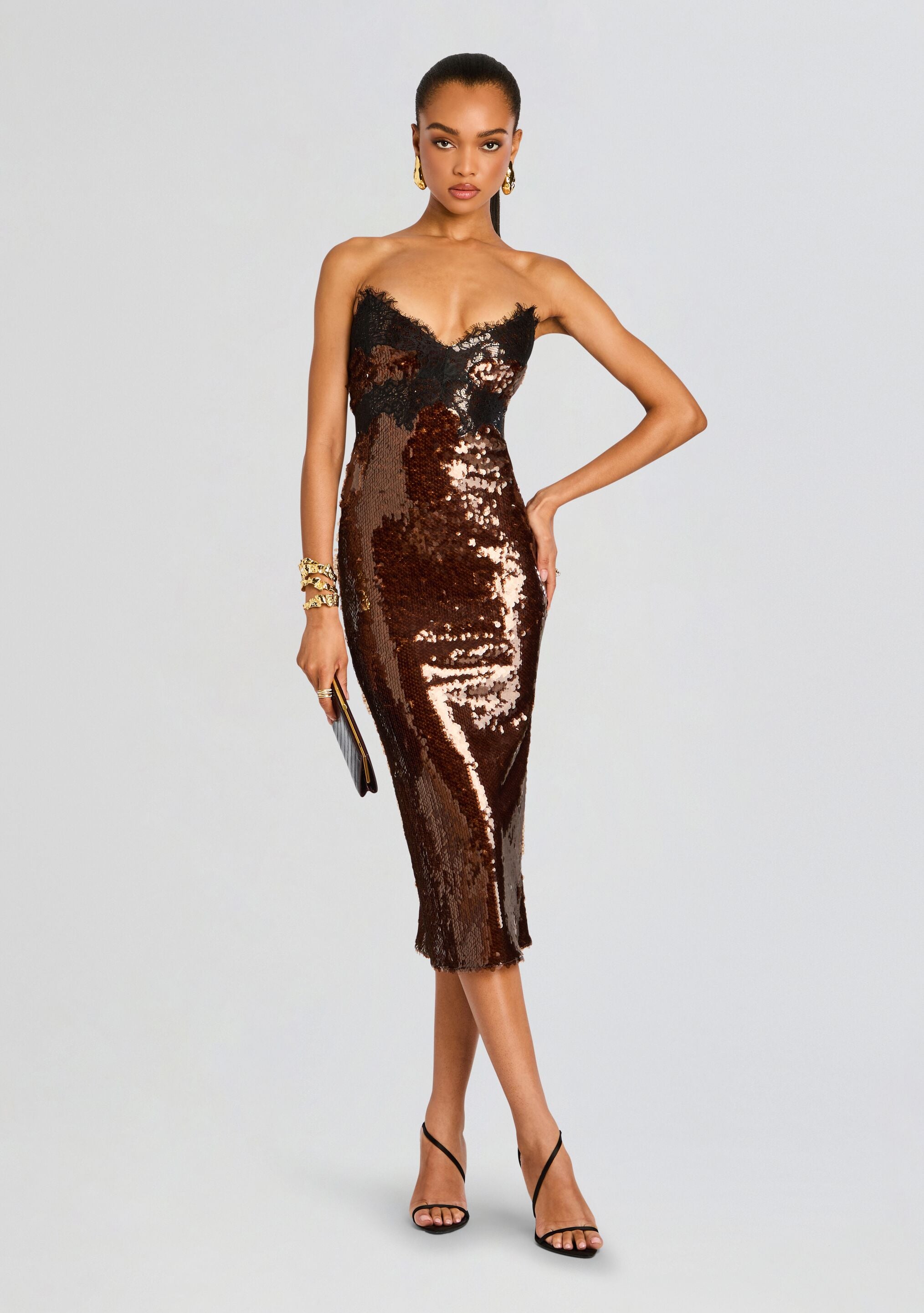 Ellen Sequin Dress-Stylulu