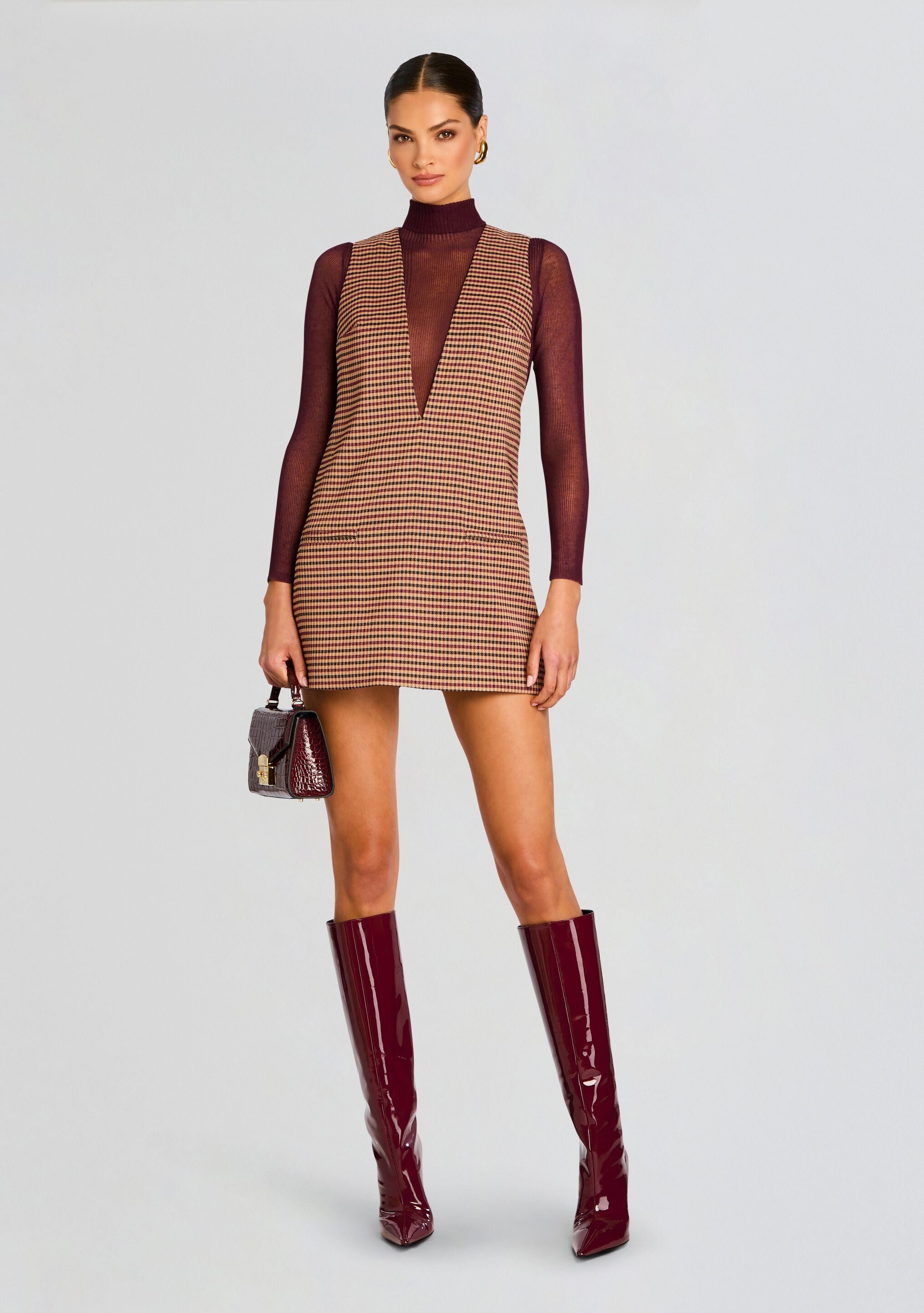 Maxine Mini A-Line Dress-Stylulu