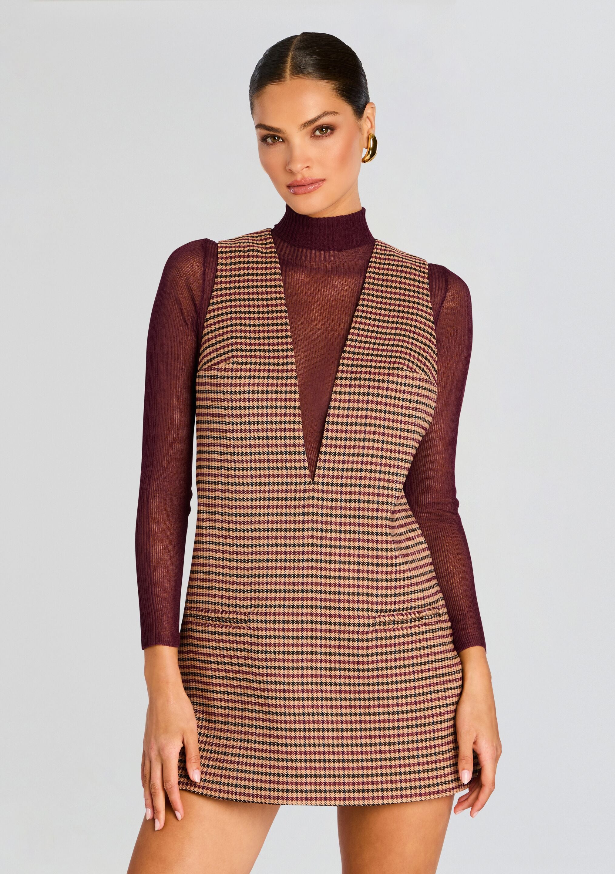 Maxine Mini A-Line Dress-Stylulu
