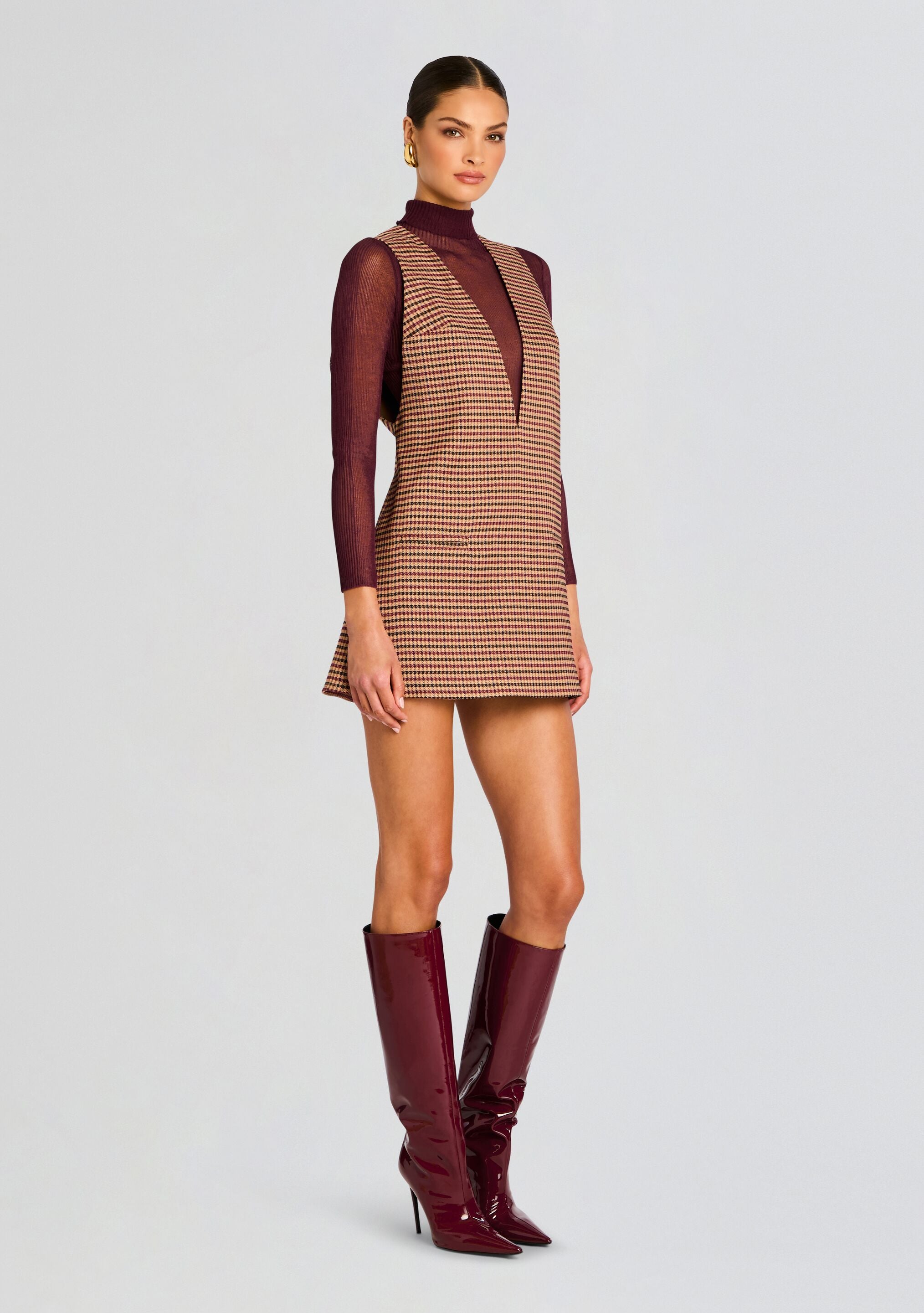 Maxine Mini A-Line Dress-Stylulu
