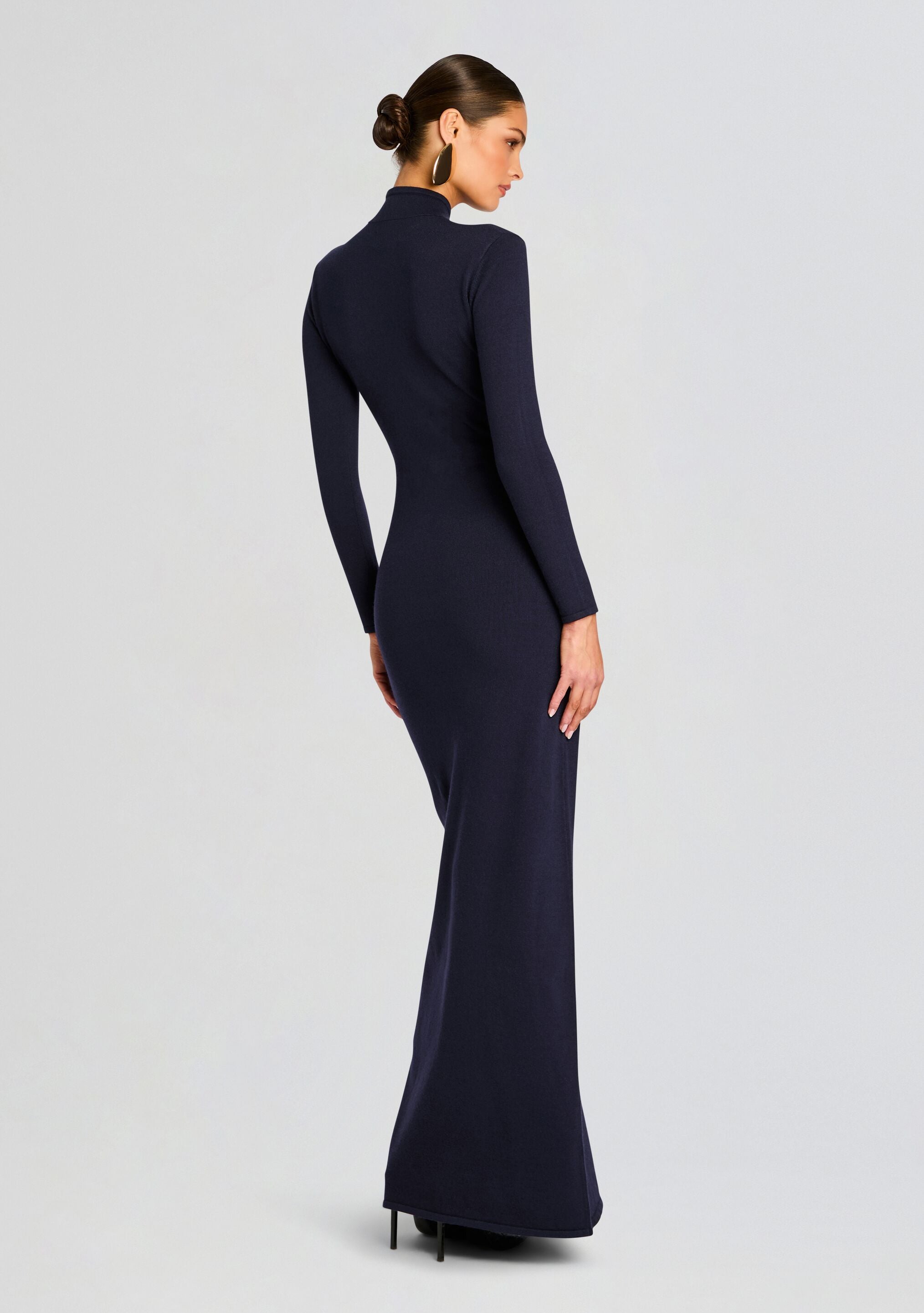 Melonie Knit Maxi Dress-Stylulu