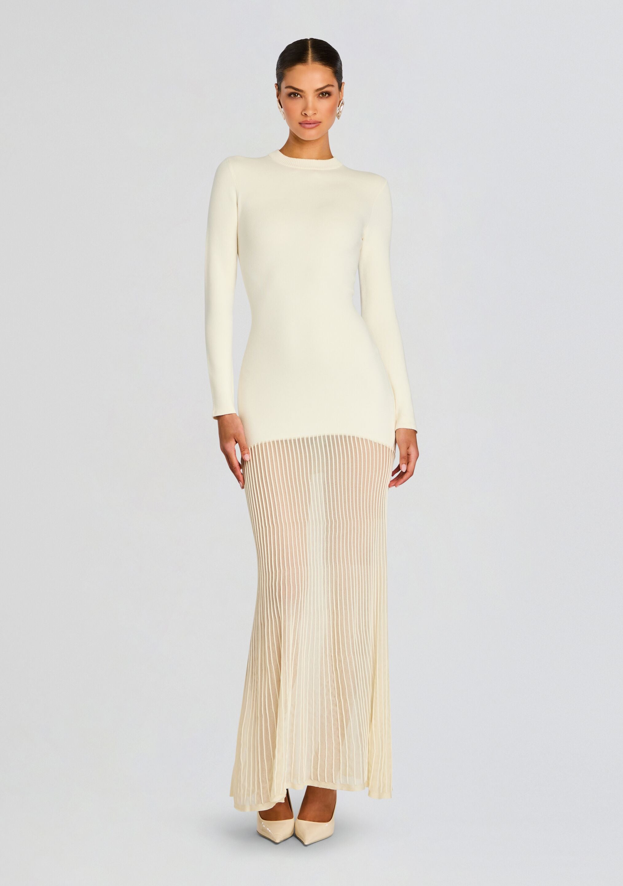 Serenade Knit Maxi Dress-Stylulu