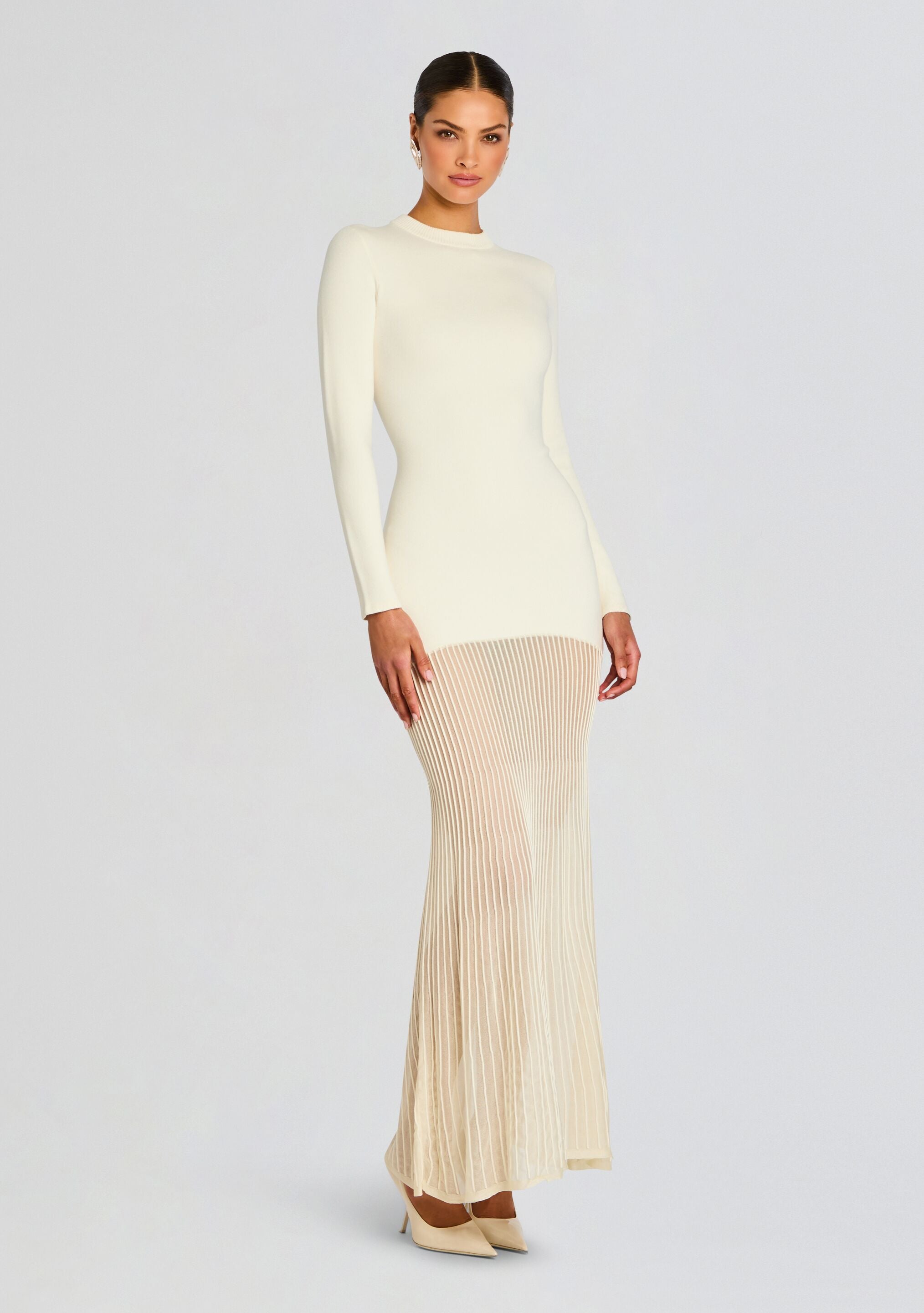 Serenade Knit Maxi Dress-Stylulu