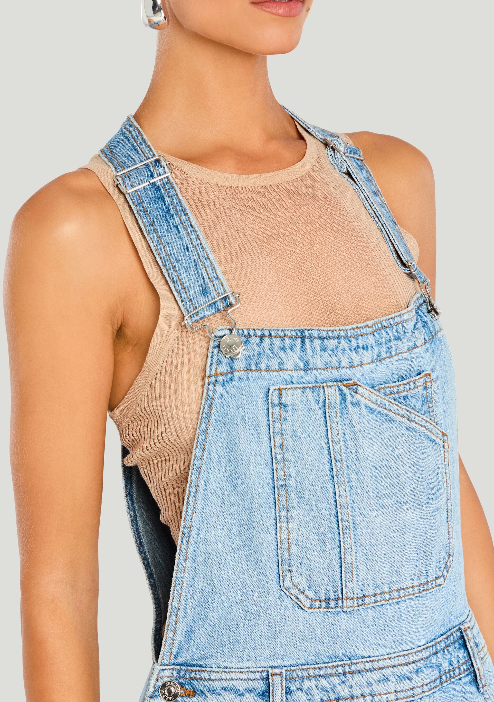 Jesamine Barrel Carpenter Overalls-Stylulu