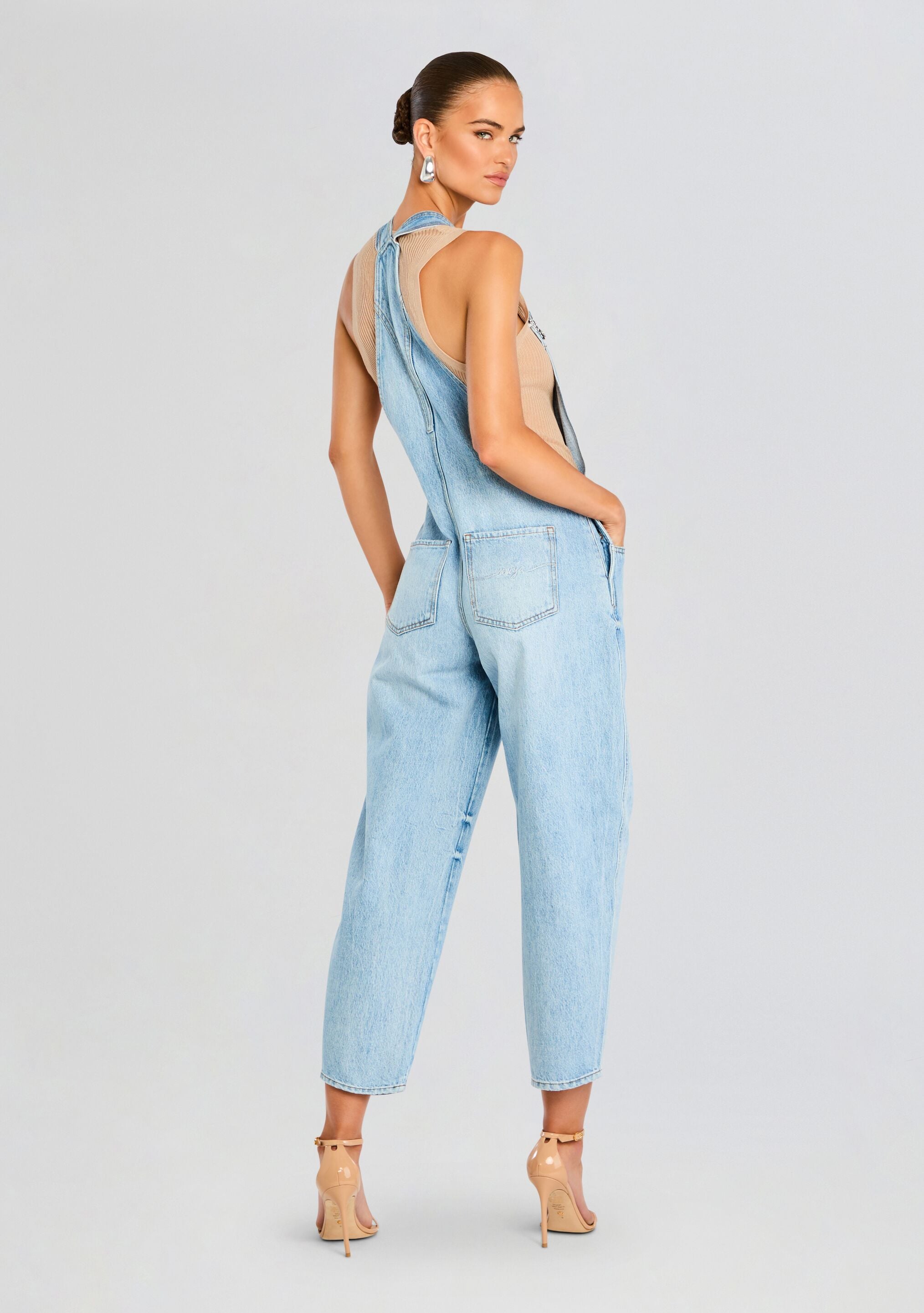 Jesamine Barrel Carpenter Overalls-Stylulu