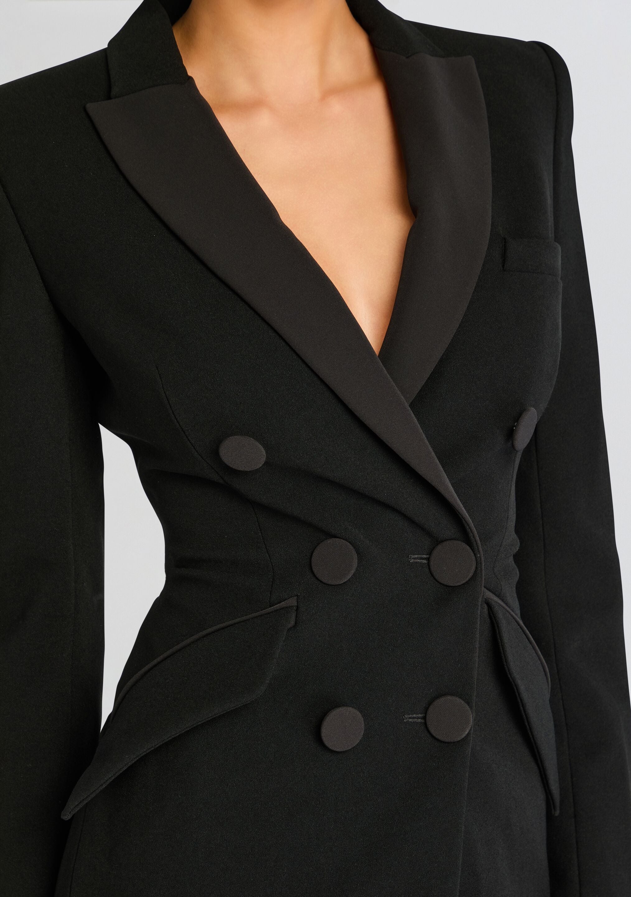 Amberly Blazer Evening Dress-Stylulu