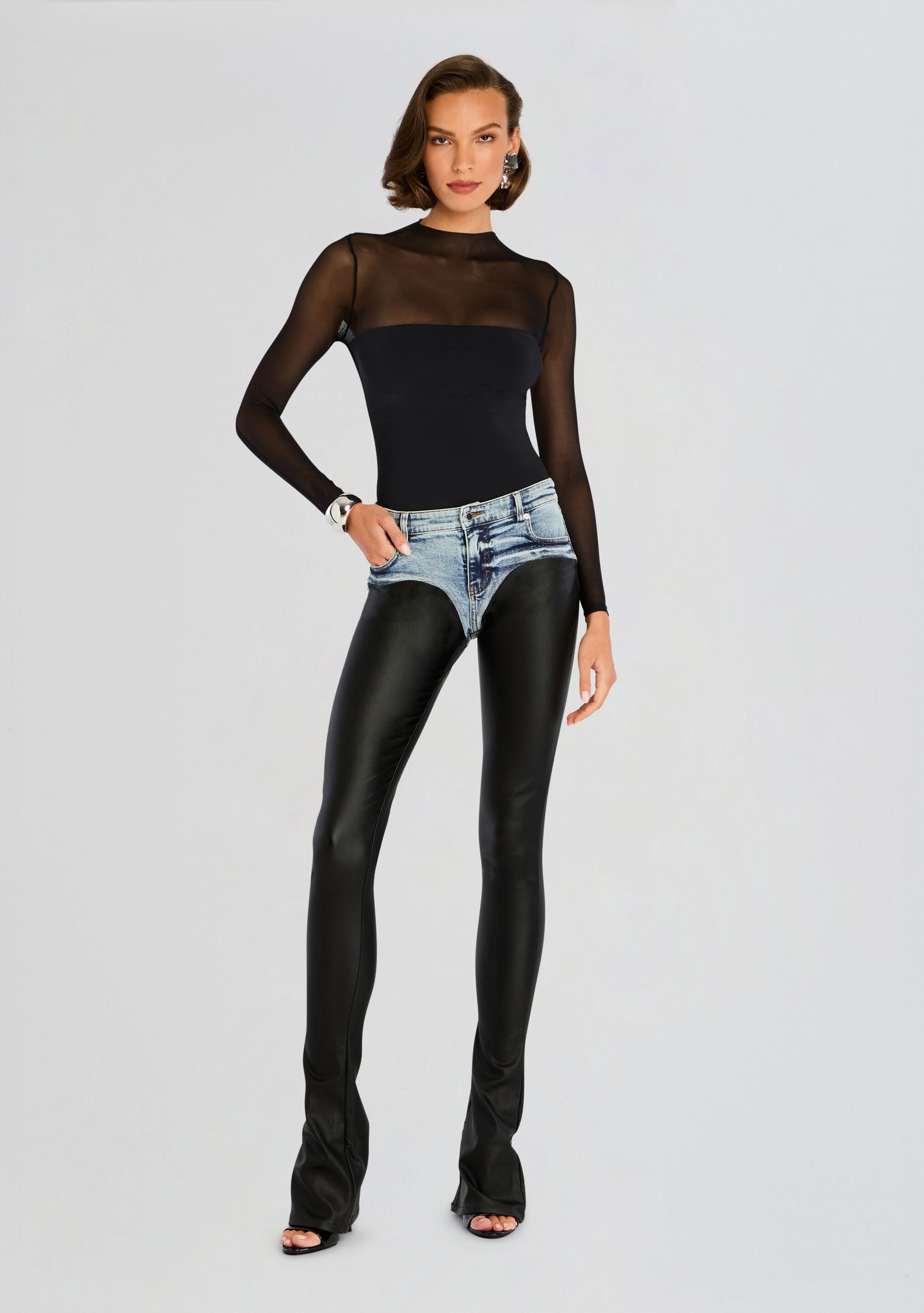 Brandi Mesh Bodysuit-Stylulu