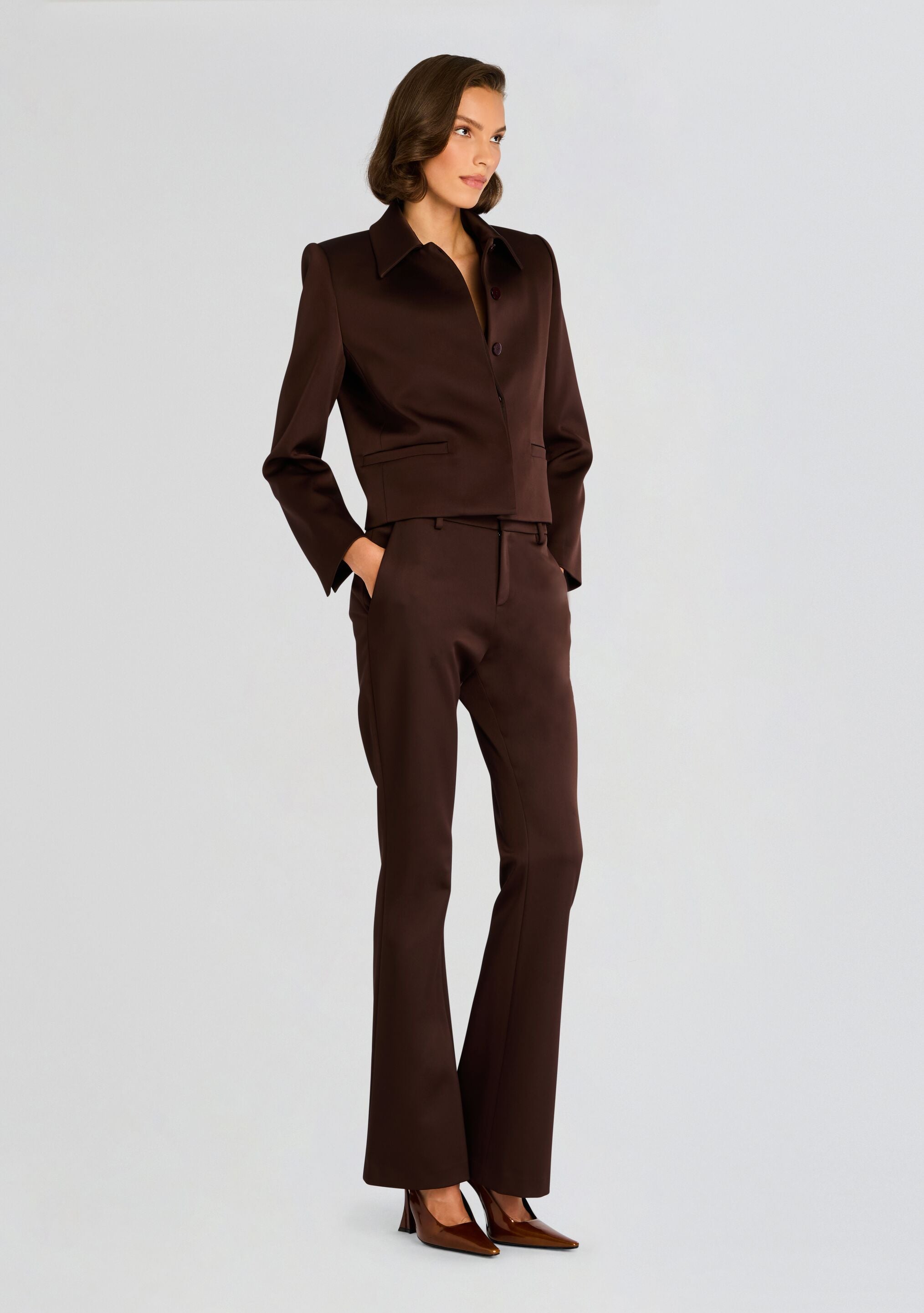 Bex Satin Jacket-Stylulu