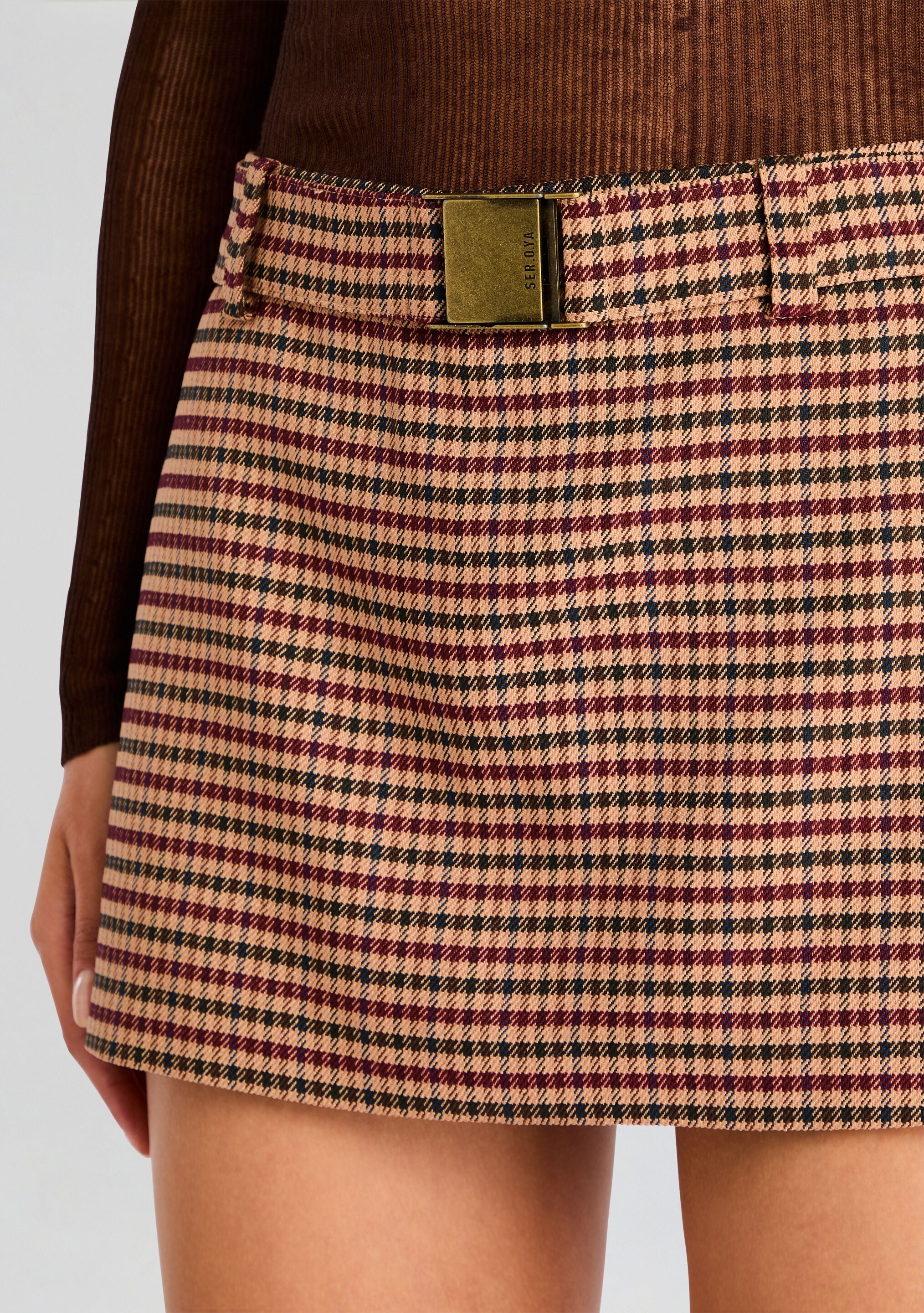 Myna Tailored Mini Skort-Stylulu