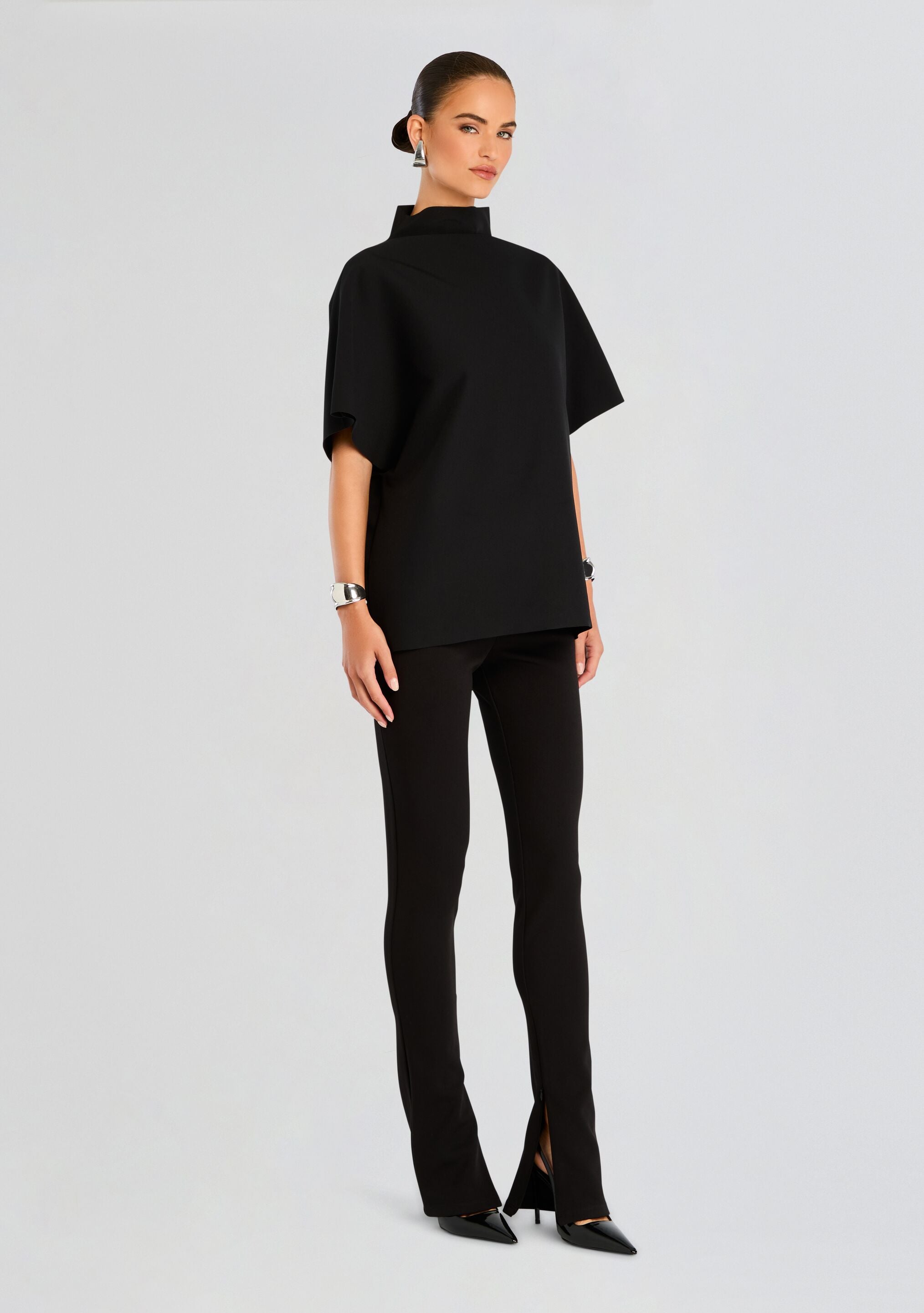 Keiko Crepe Shirt-Stylulu