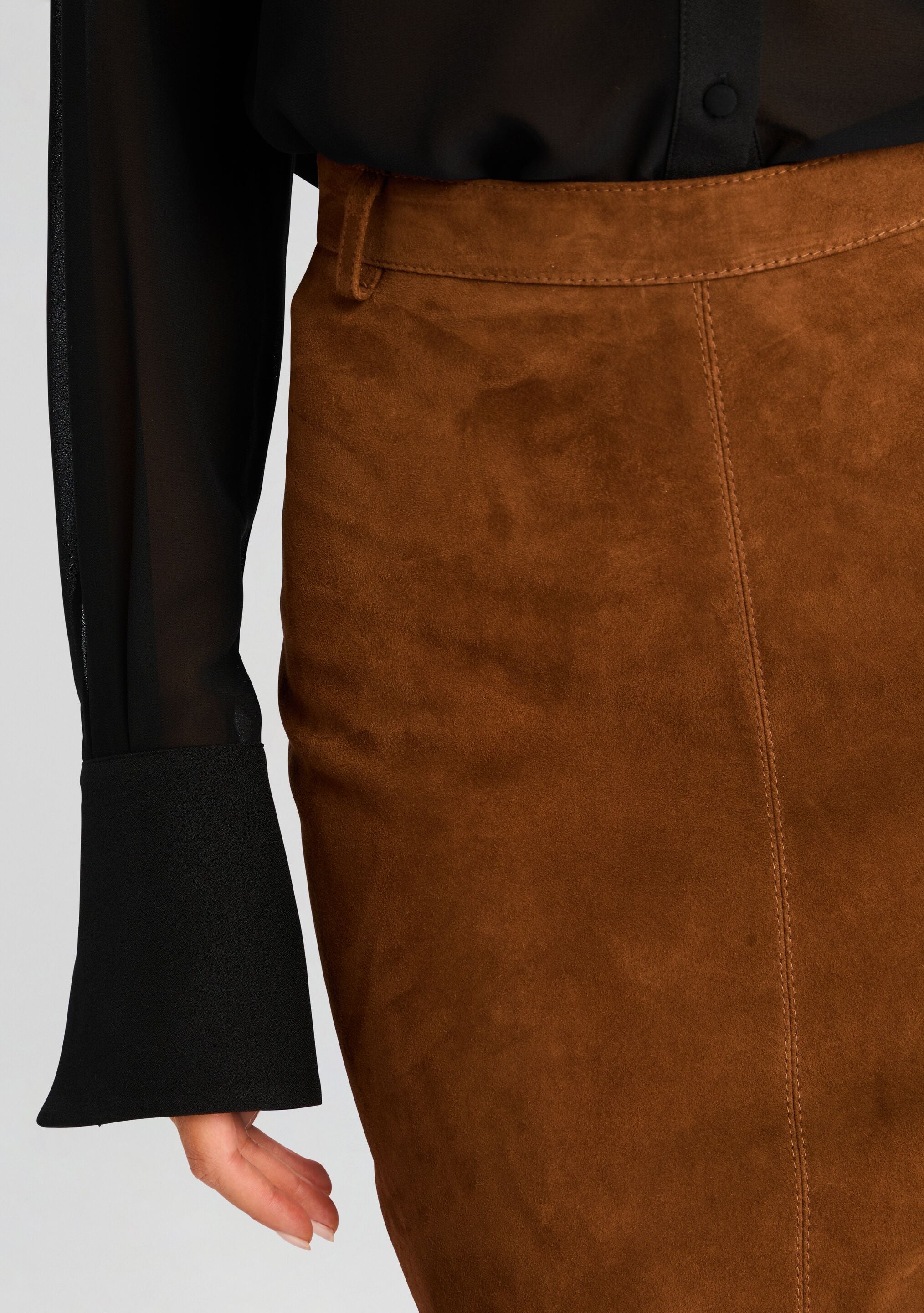 Marcella Suede Skirt-Stylulu