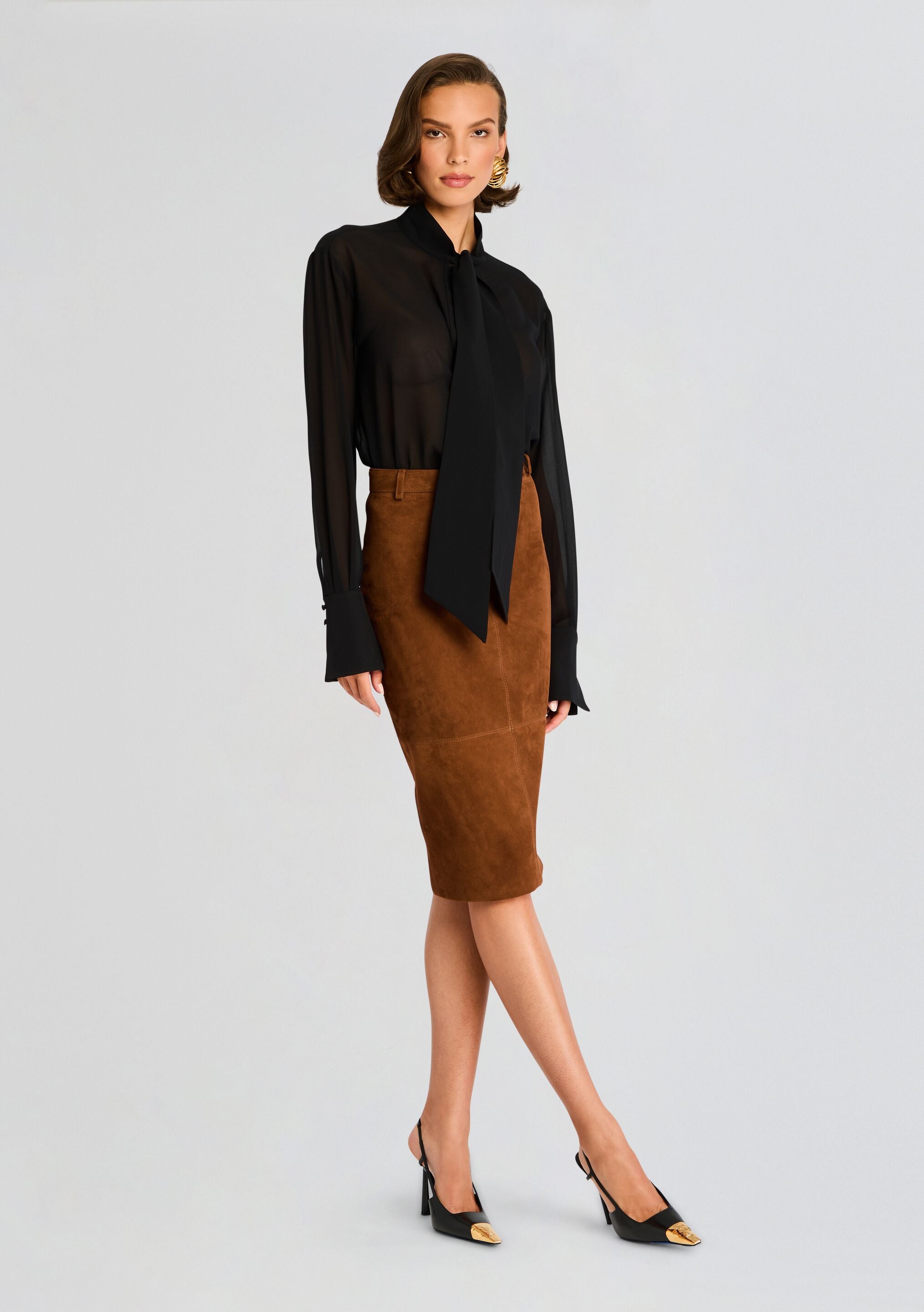 Marcella Suede Skirt-Stylulu