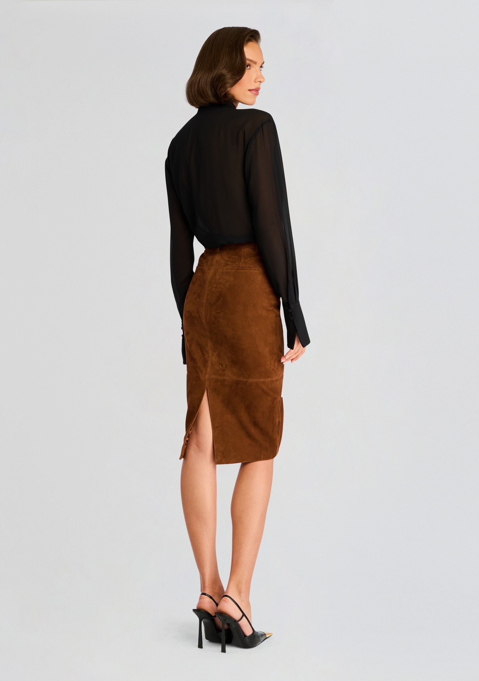 Marcella Suede Skirt-Stylulu