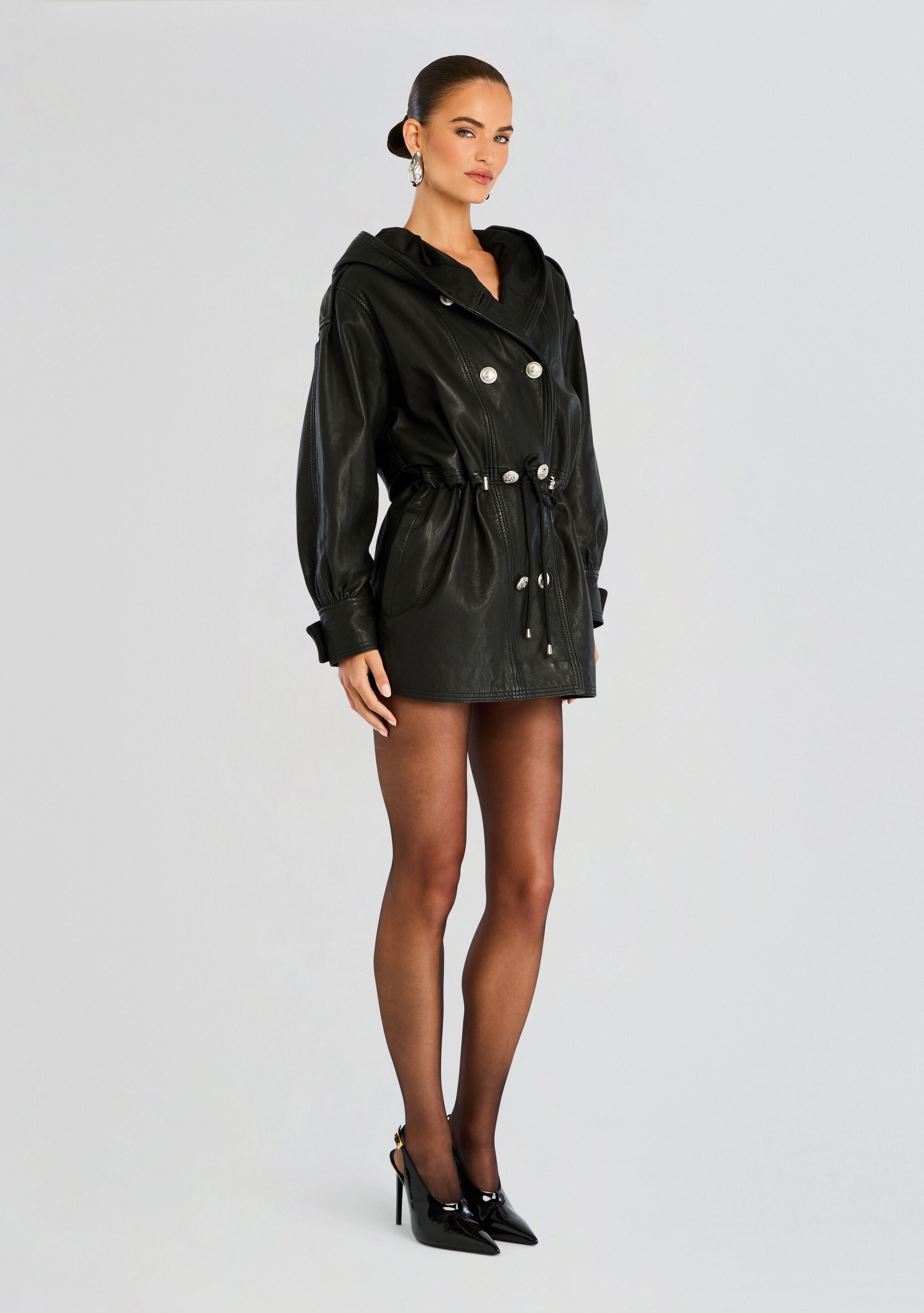 Saint Leather Jacket-Stylulu