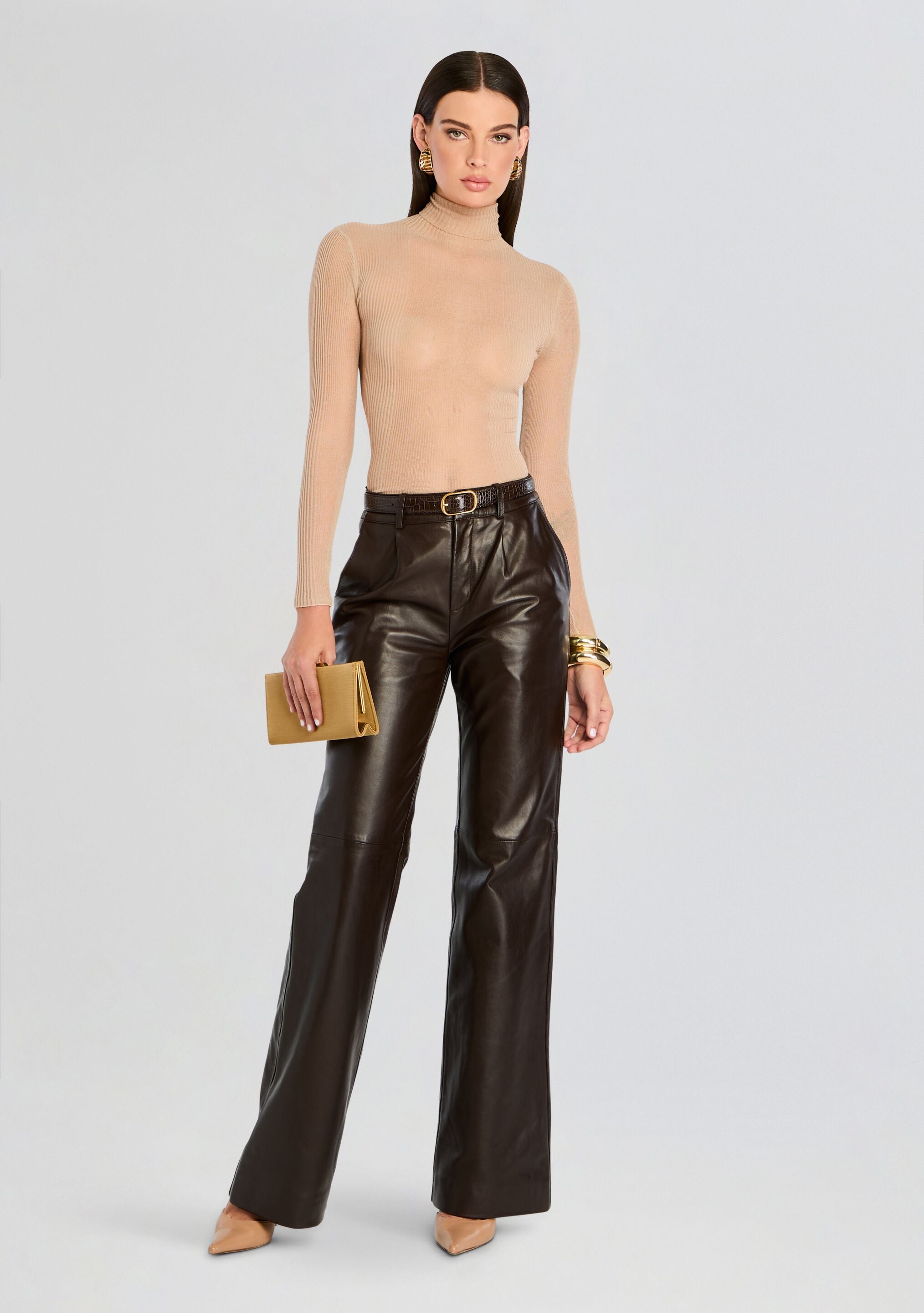 Chader Leather Pant-Stylulu
