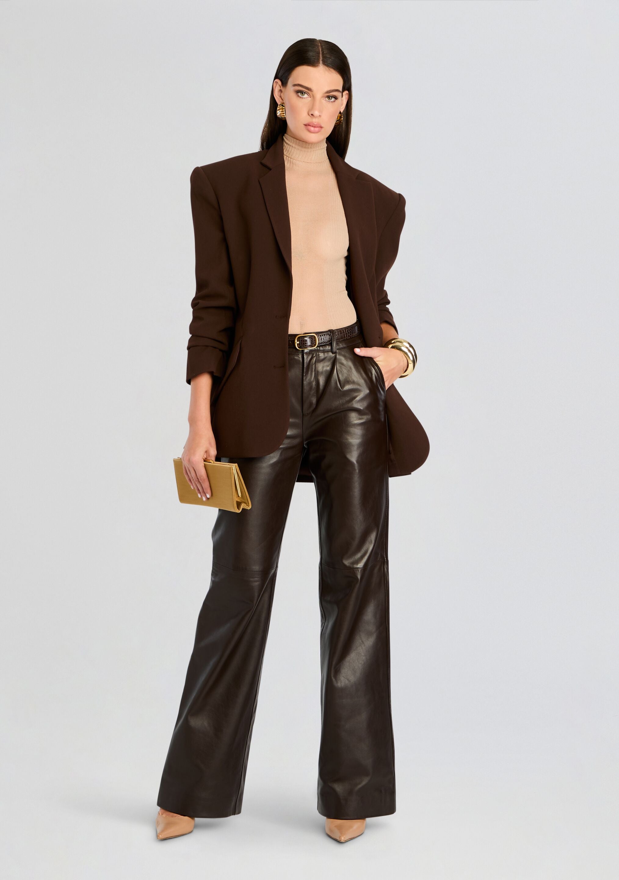 Chader Leather Pant-Stylulu