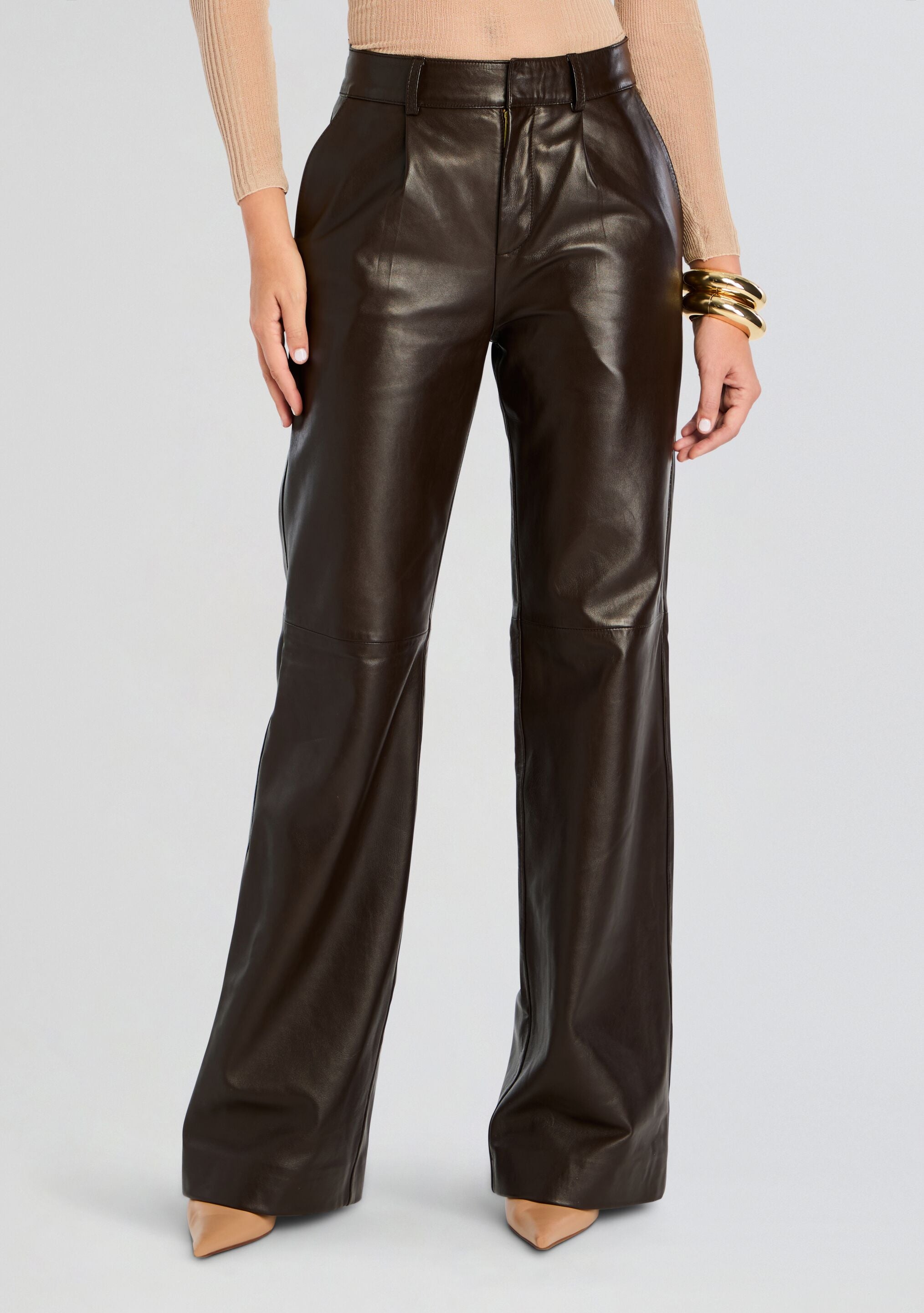 Chader Leather Pant-Stylulu