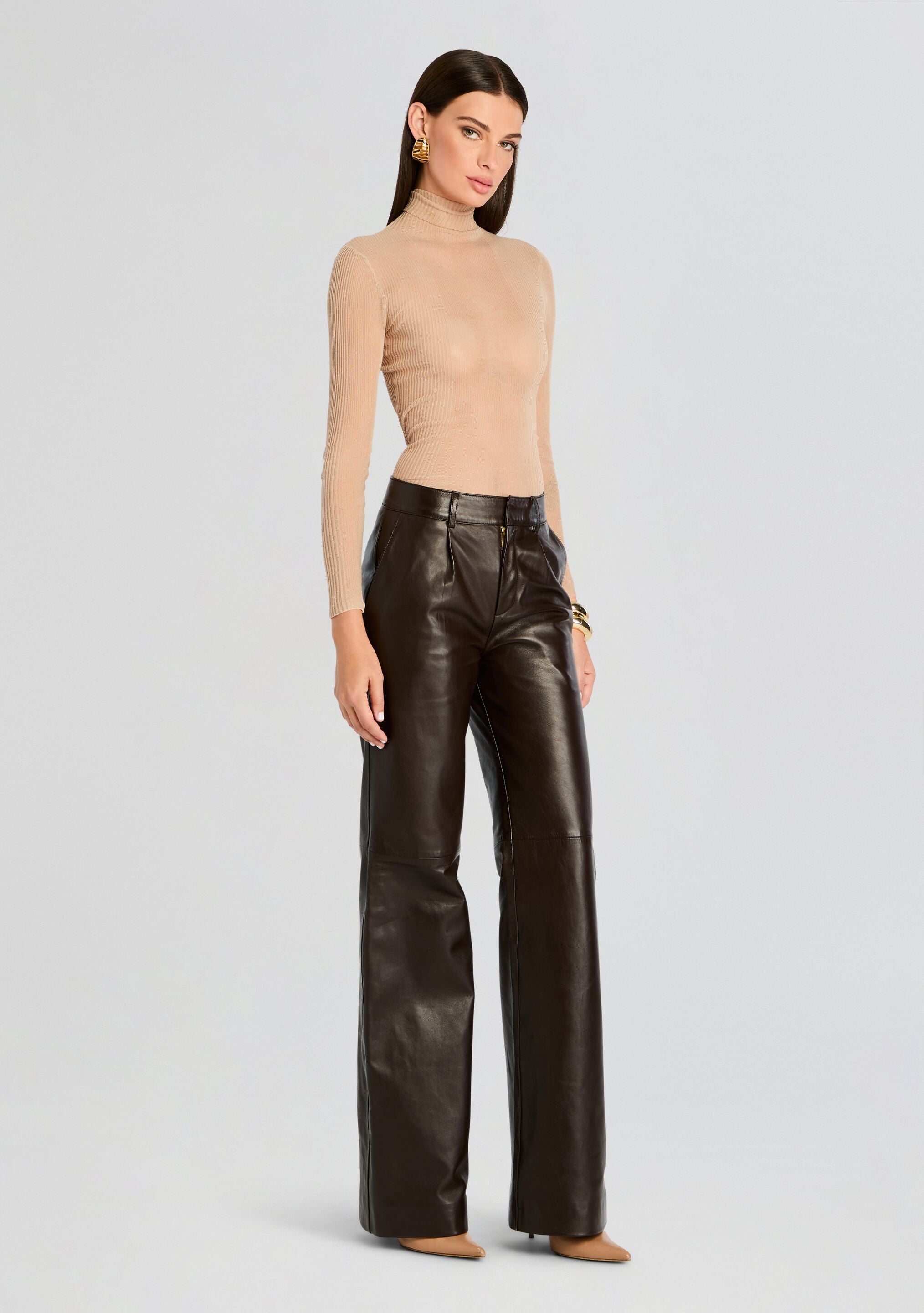 Chader Leather Pant-Stylulu