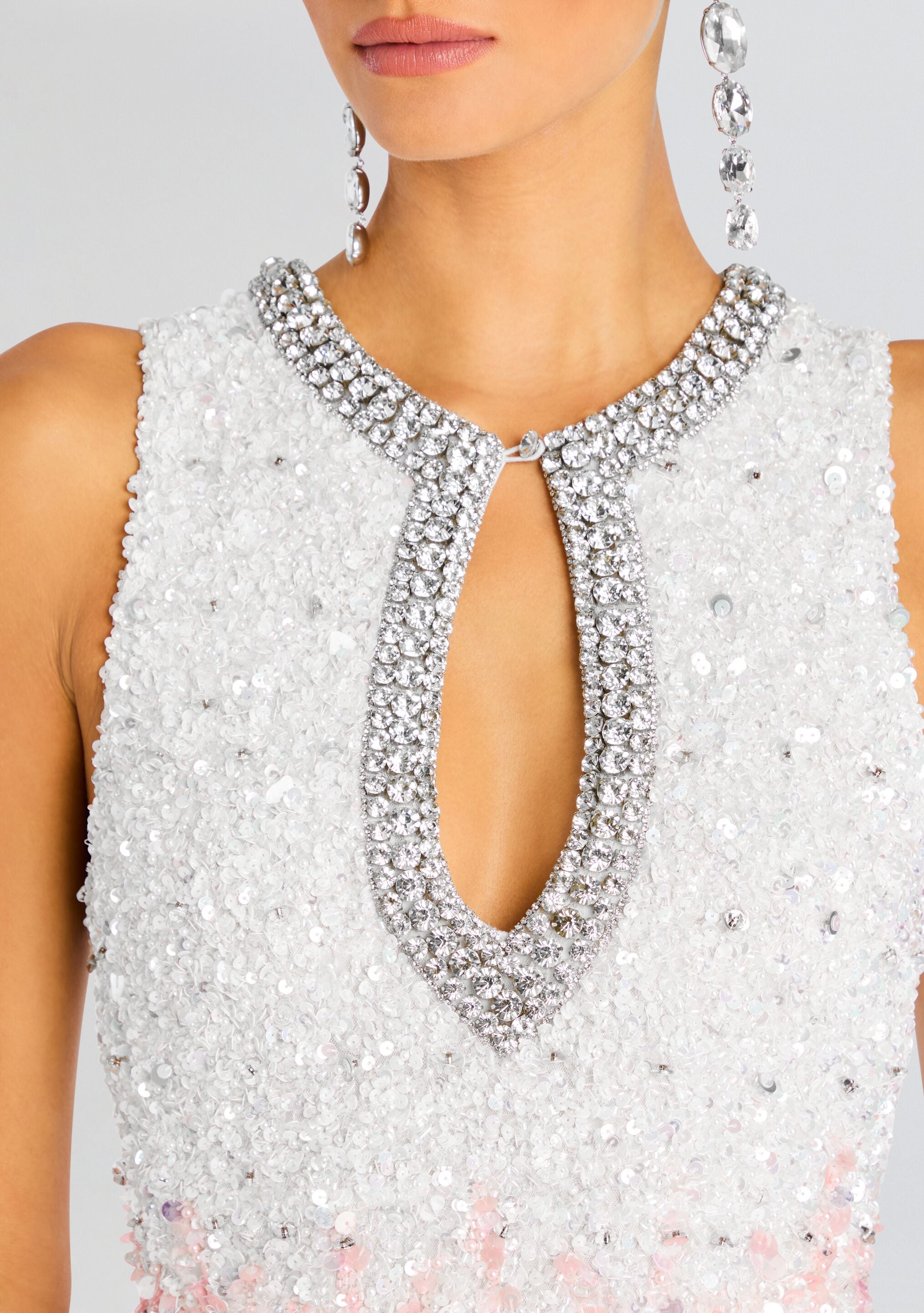 Julianne Sequin Embellished Dress-Stylulu