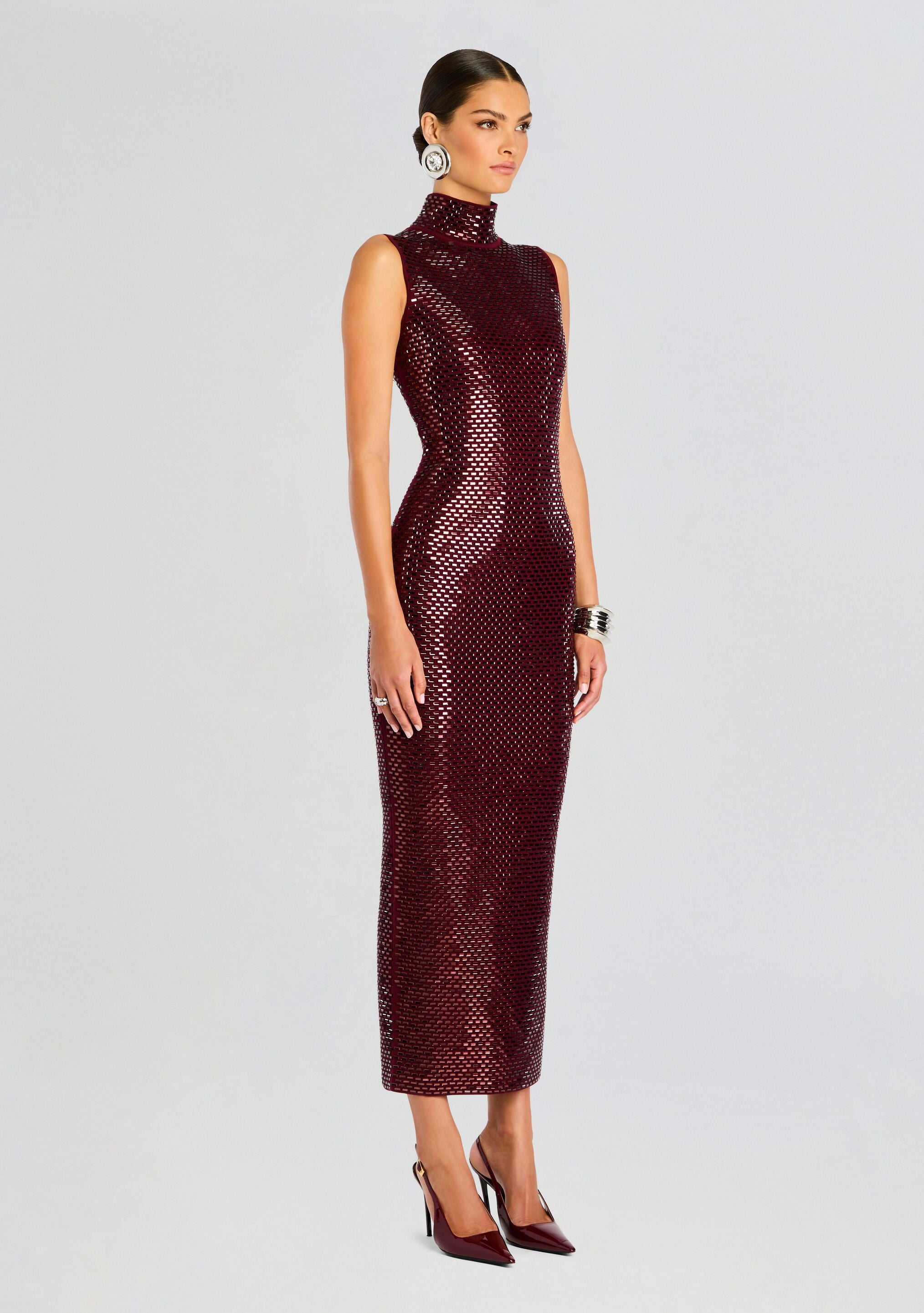 Lust Embellished Knit Dress-Stylulu