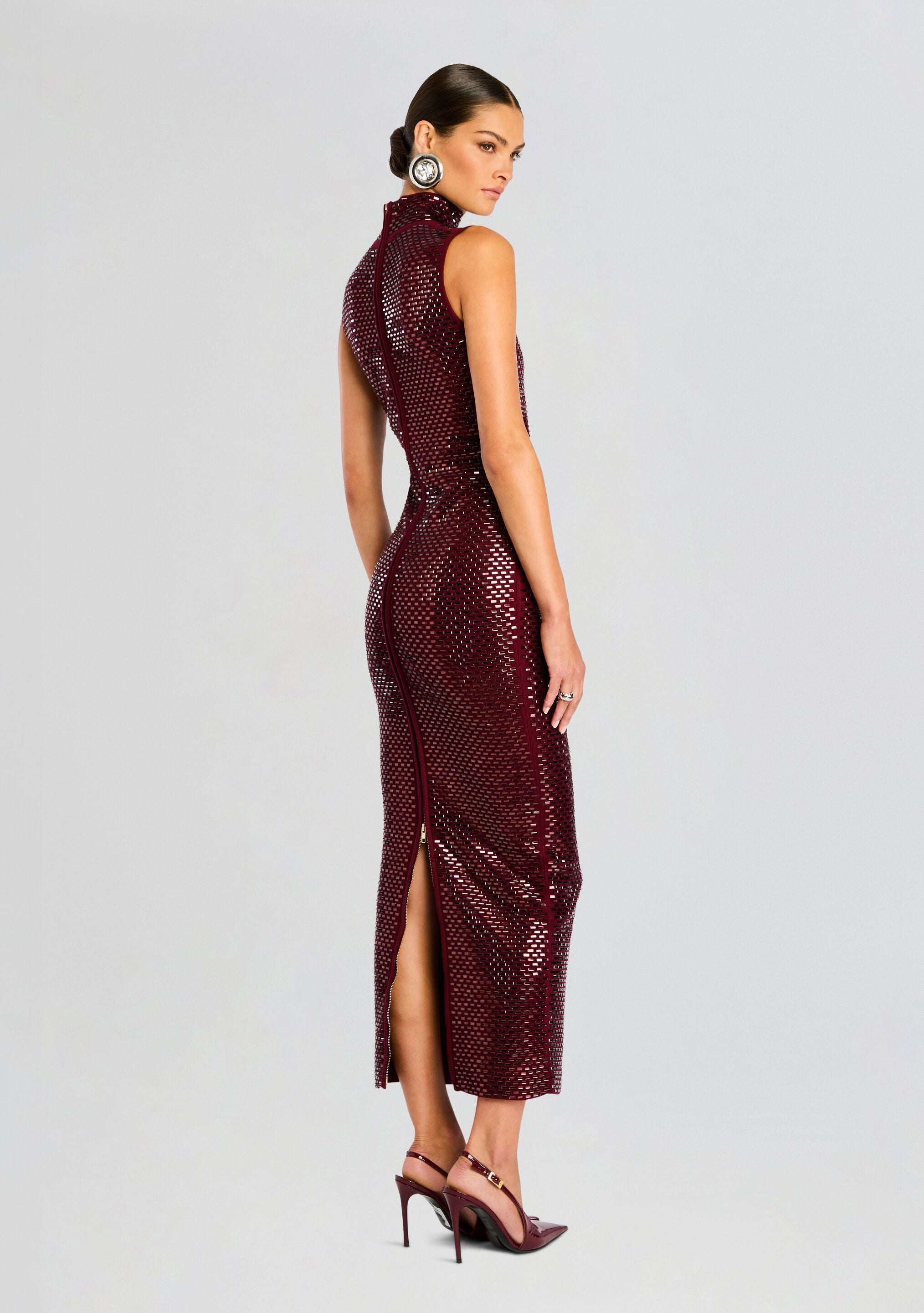 Lust Embellished Knit Dress-Stylulu