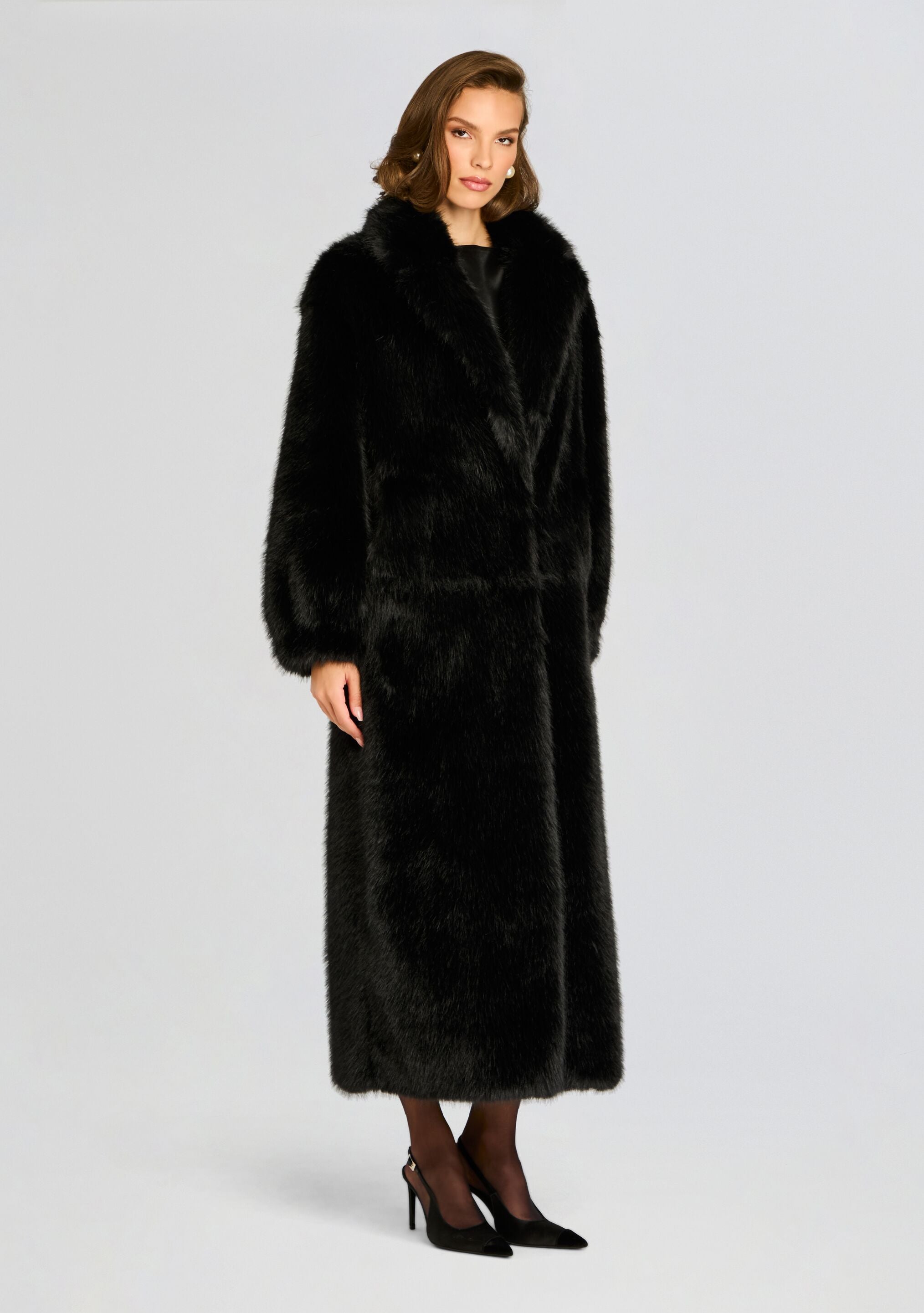 Dasha Faux Fur Jacket-Stylulu